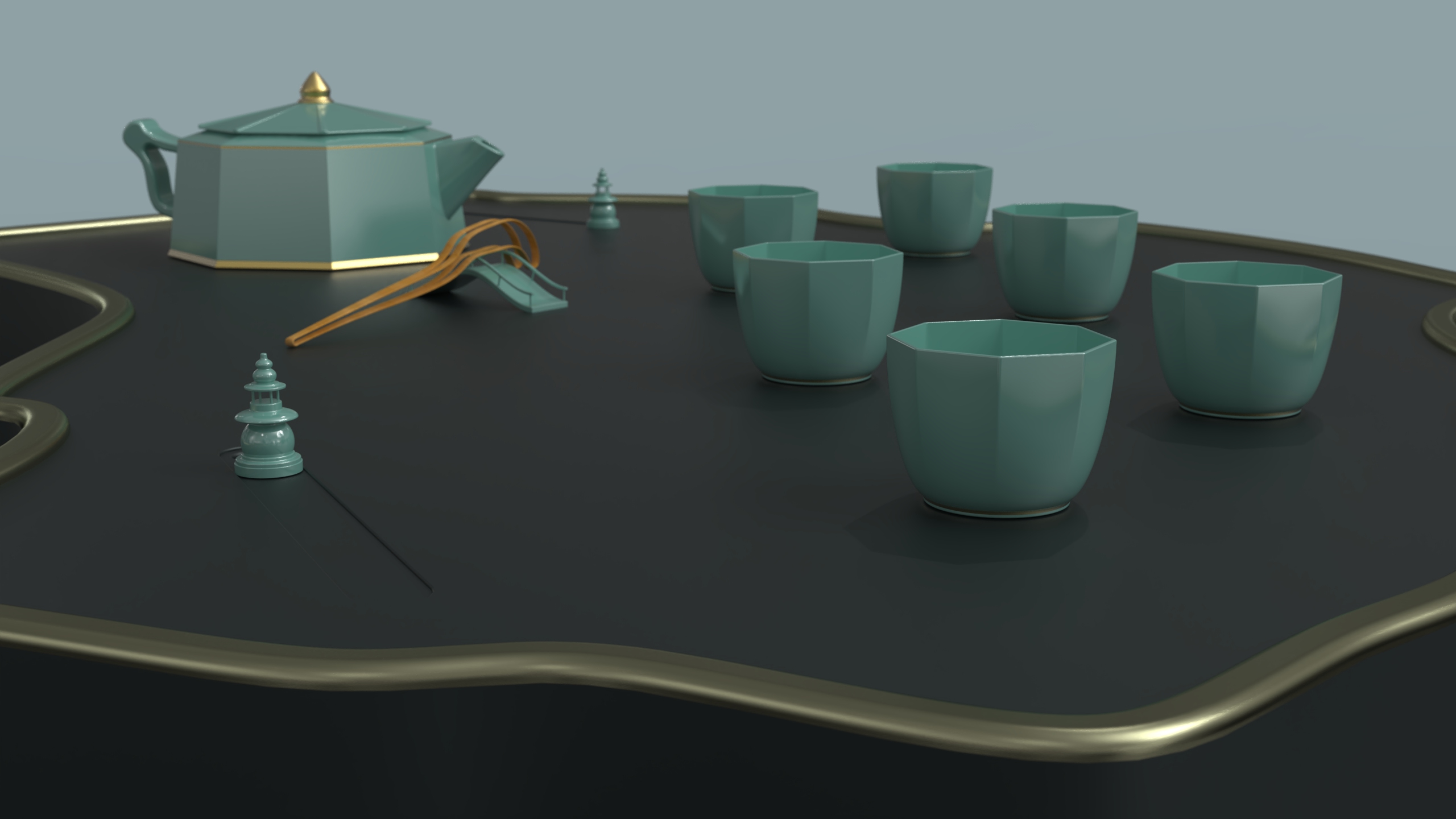 tea set，Cultural creation，