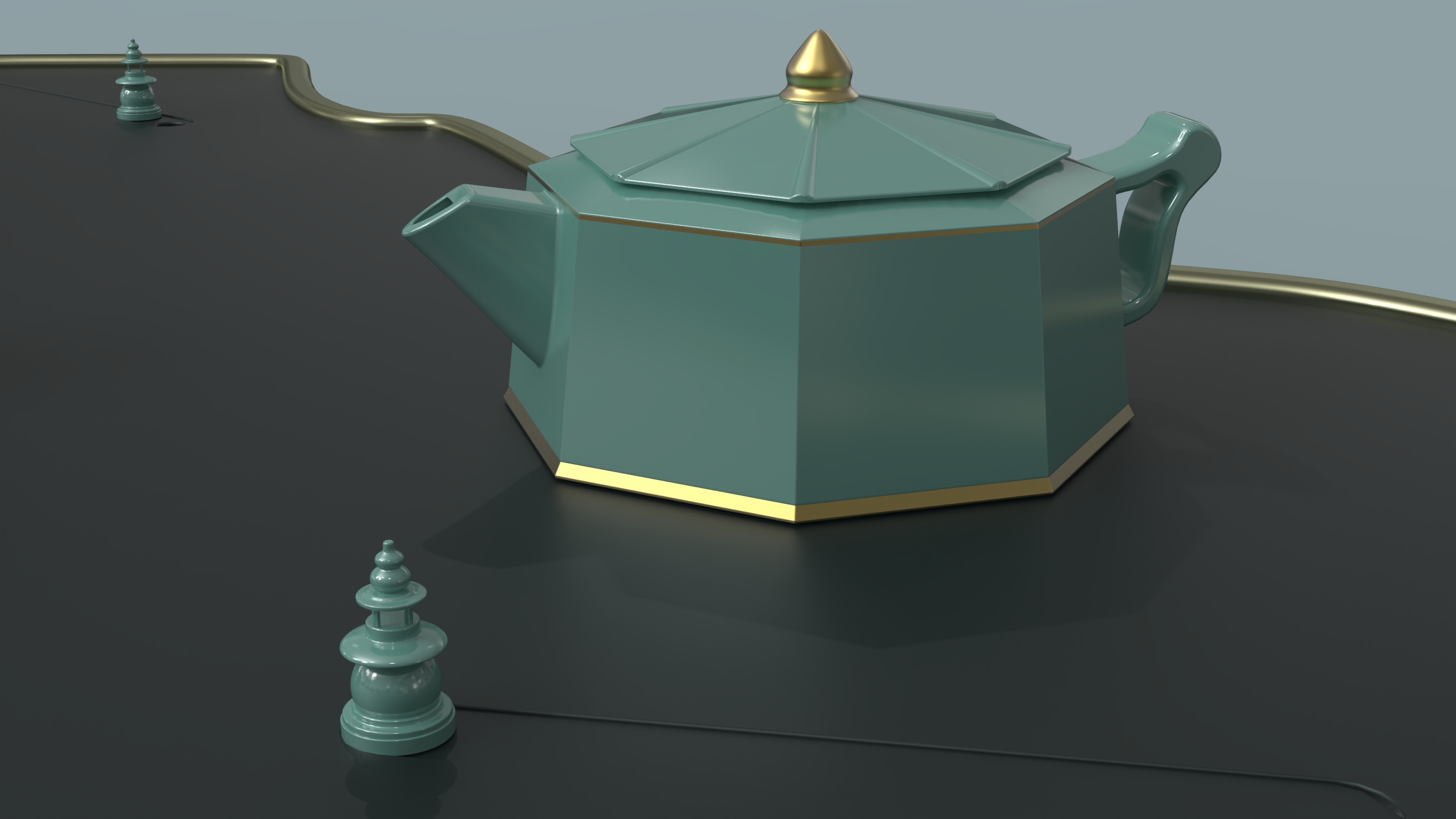 tea set，Cultural creation，