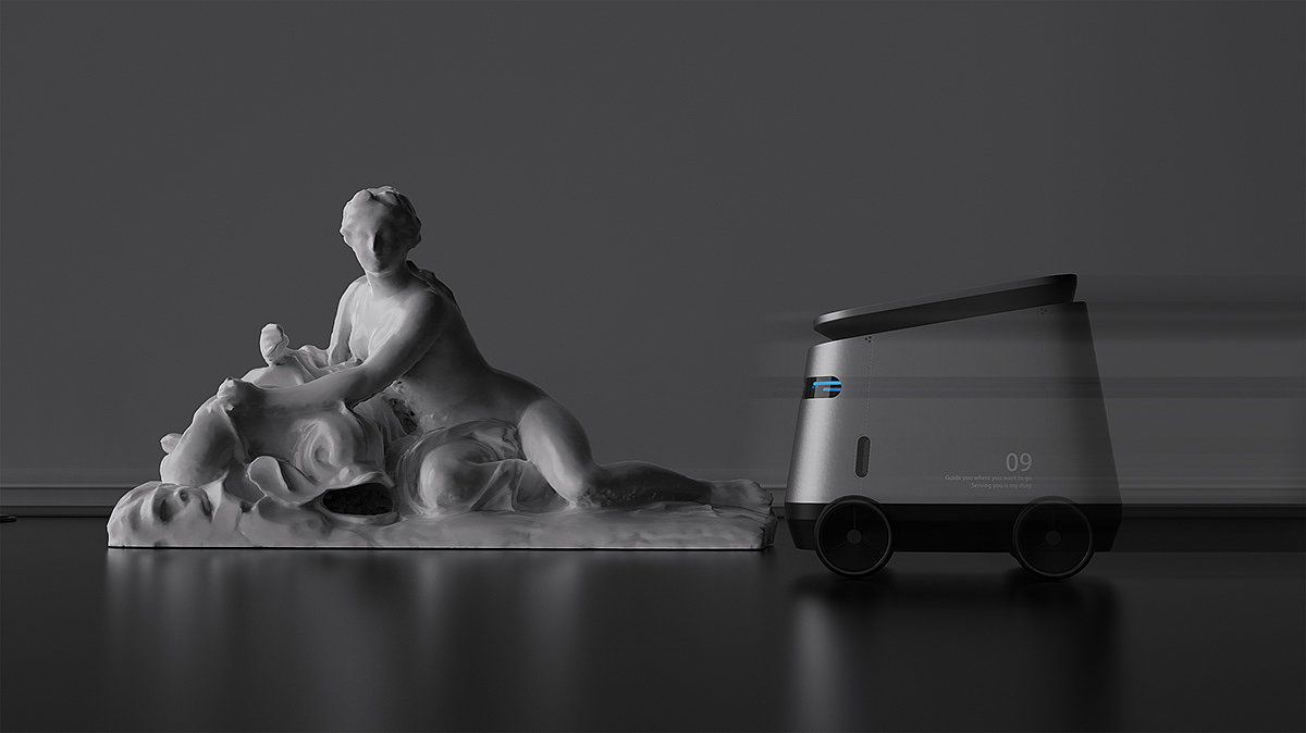 robot，Lead the robot.，Sense of science and technology，