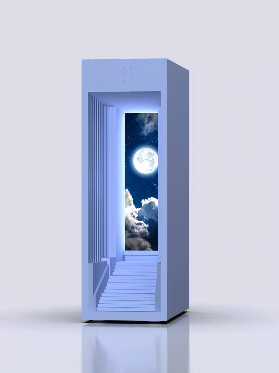 Cement night light，