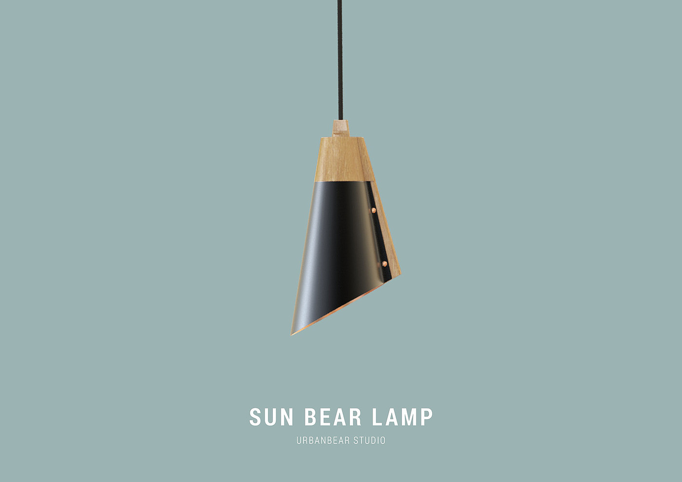 Sun Bear Lamp，灯具，木质，产品设计，