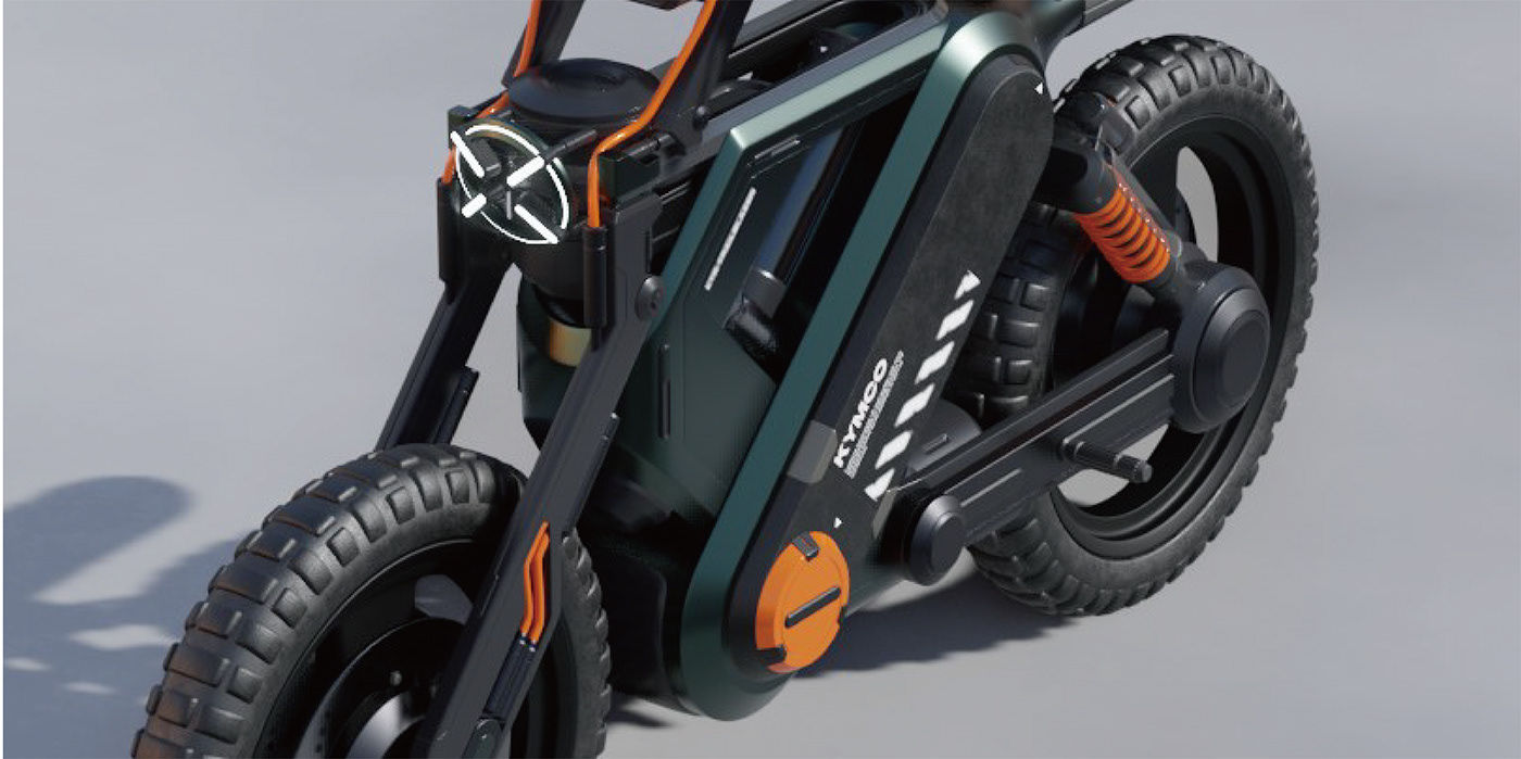 motorcycle，conceptual design，Off-road vehicle，