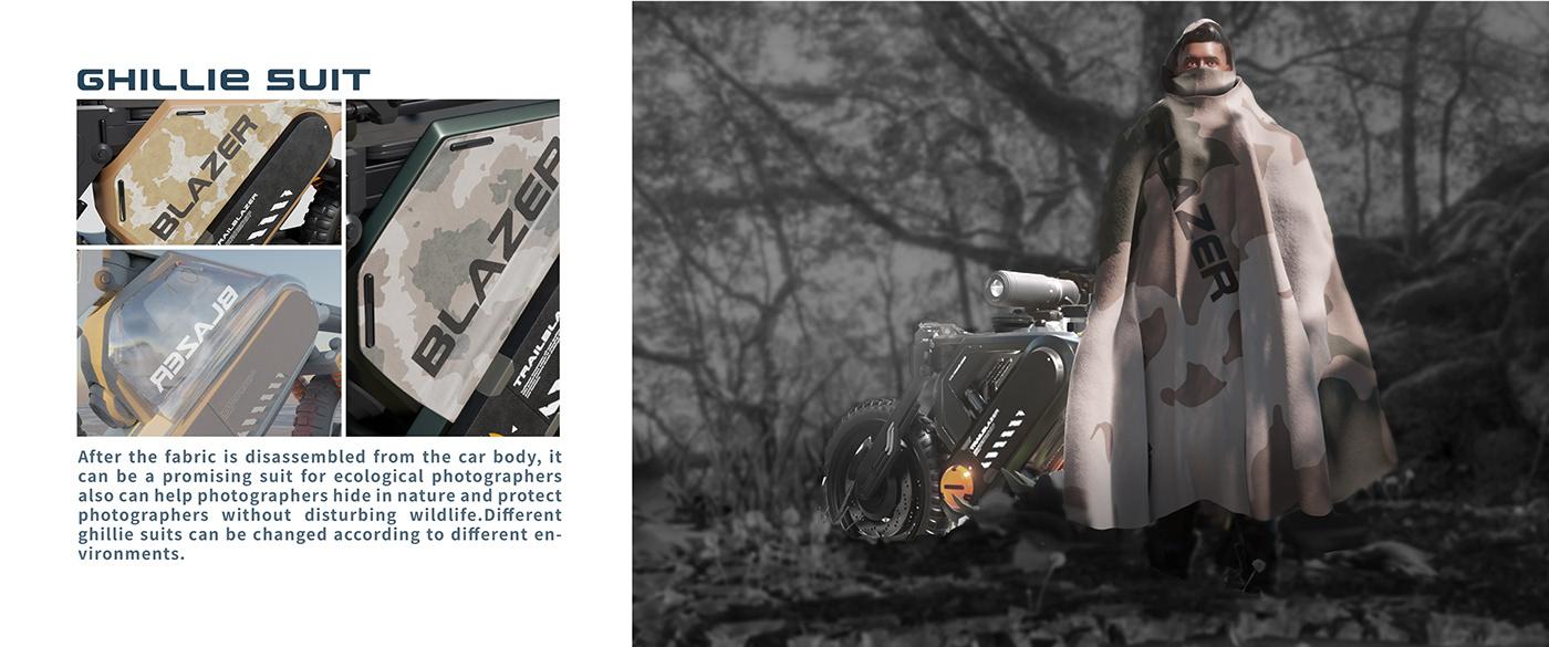 motorcycle，conceptual design，Off-road vehicle，