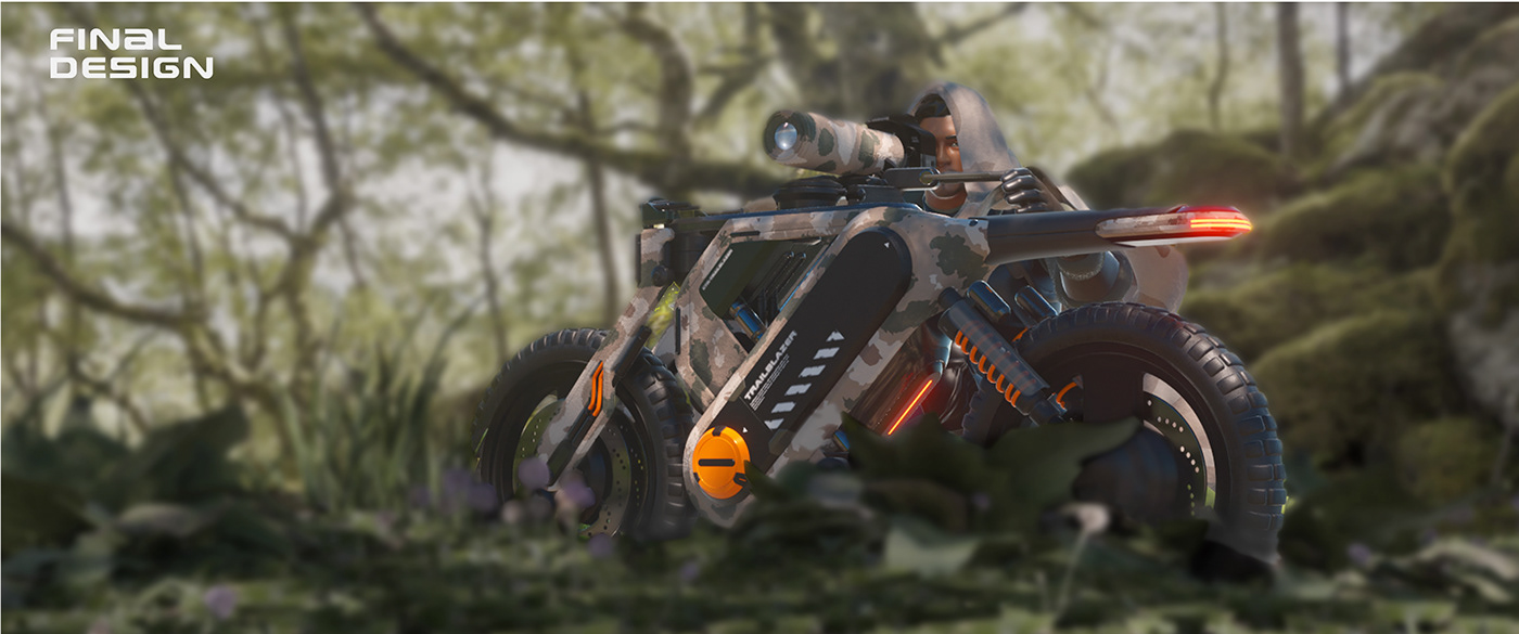 motorcycle，conceptual design，Off-road vehicle，