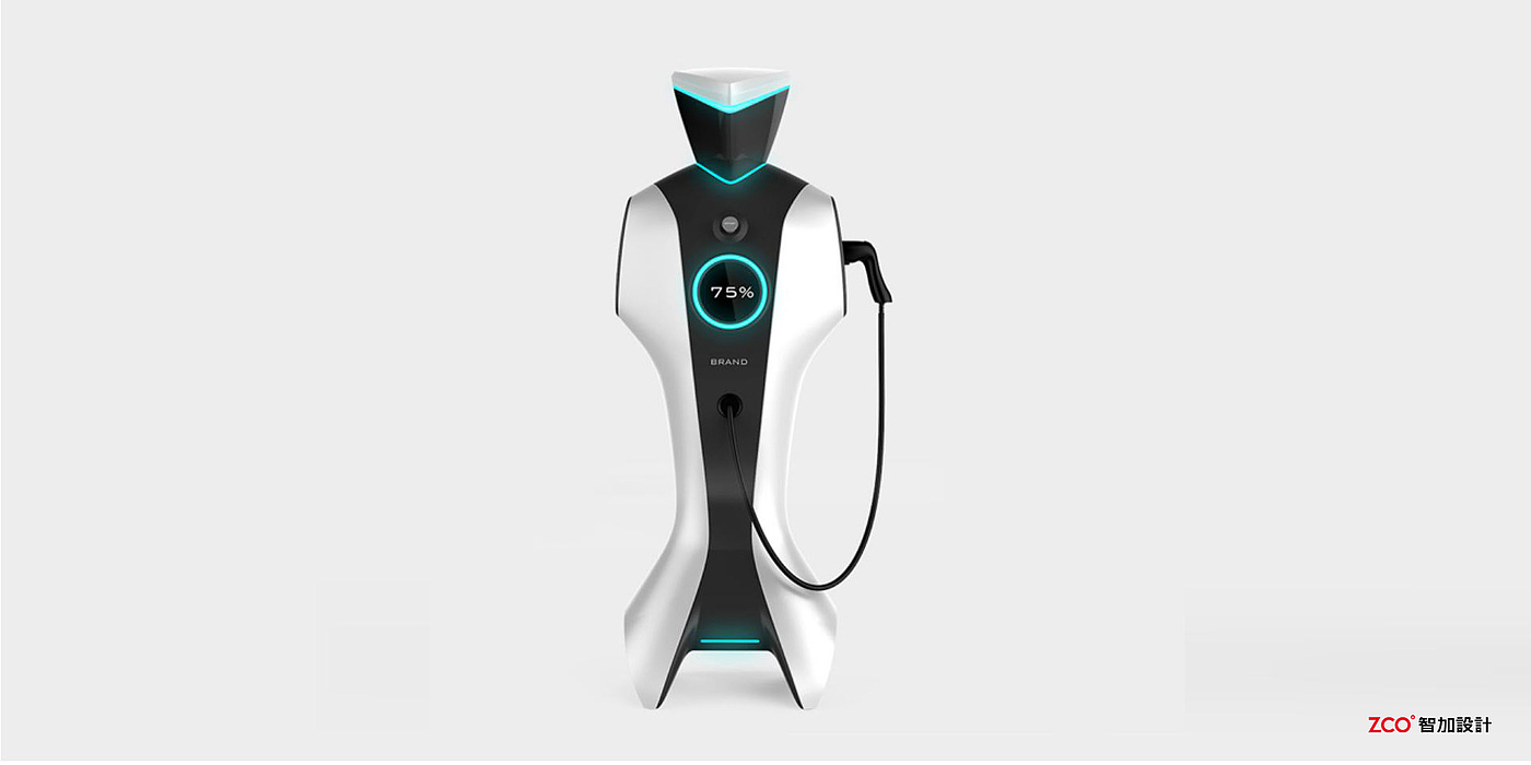 Charging robot，Charging pile，robot，Zhijia design，