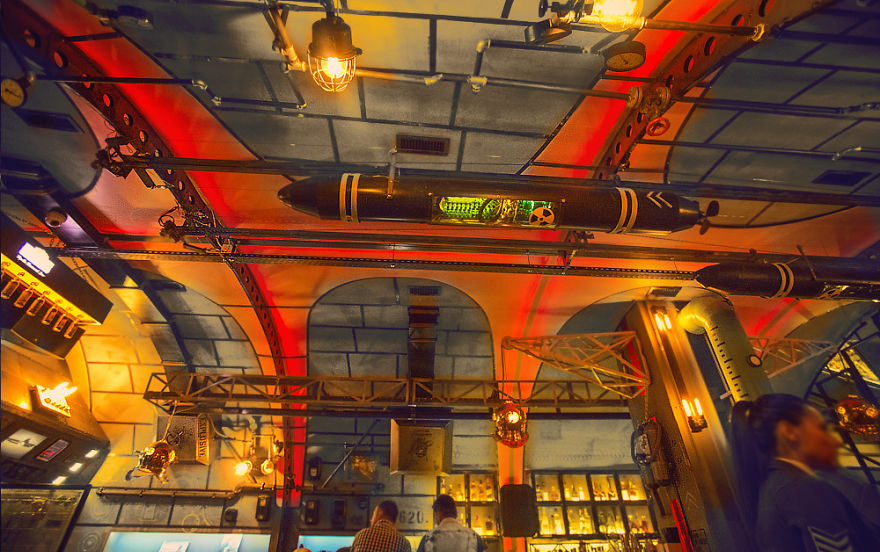 steam，Punk，bar，display，scene，renovation，