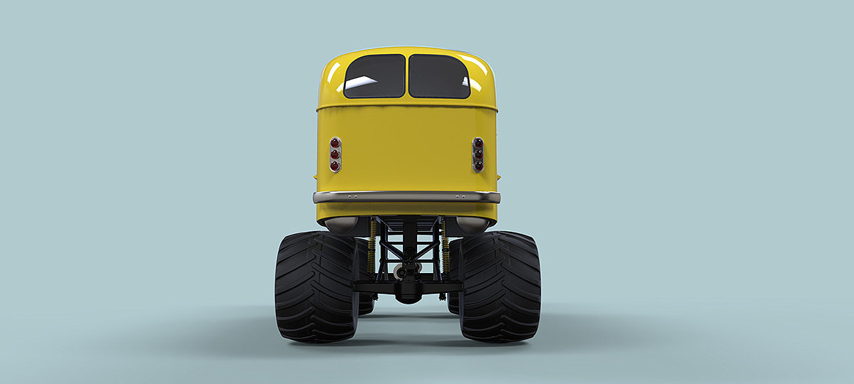 Monster bus，Monster Bus，product design，industrial design，