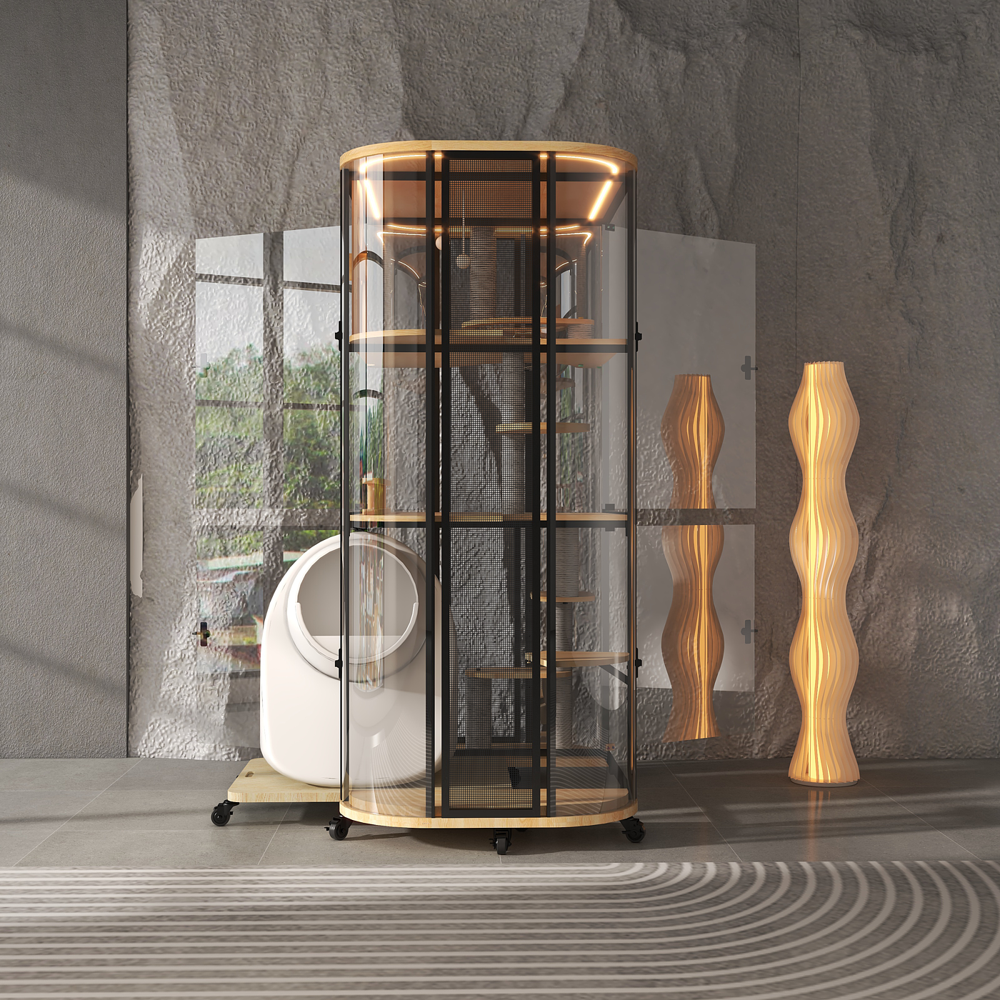 Cat Villa，industrial design，Functional innovation，original，Pets，