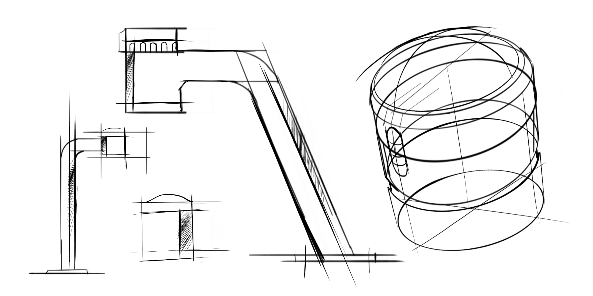 water tap，Visually impaired people，Barrier free design，sensory compensation，