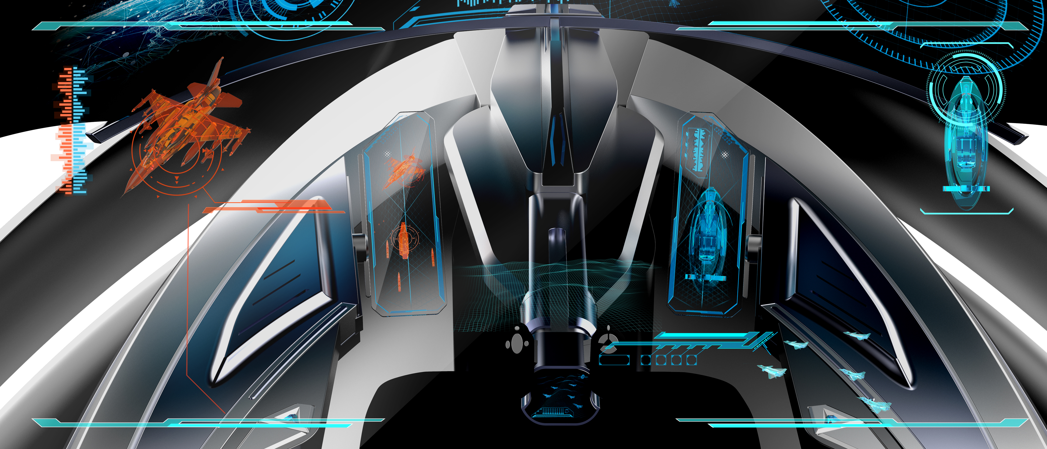air combat，Fighter，Cabin design，