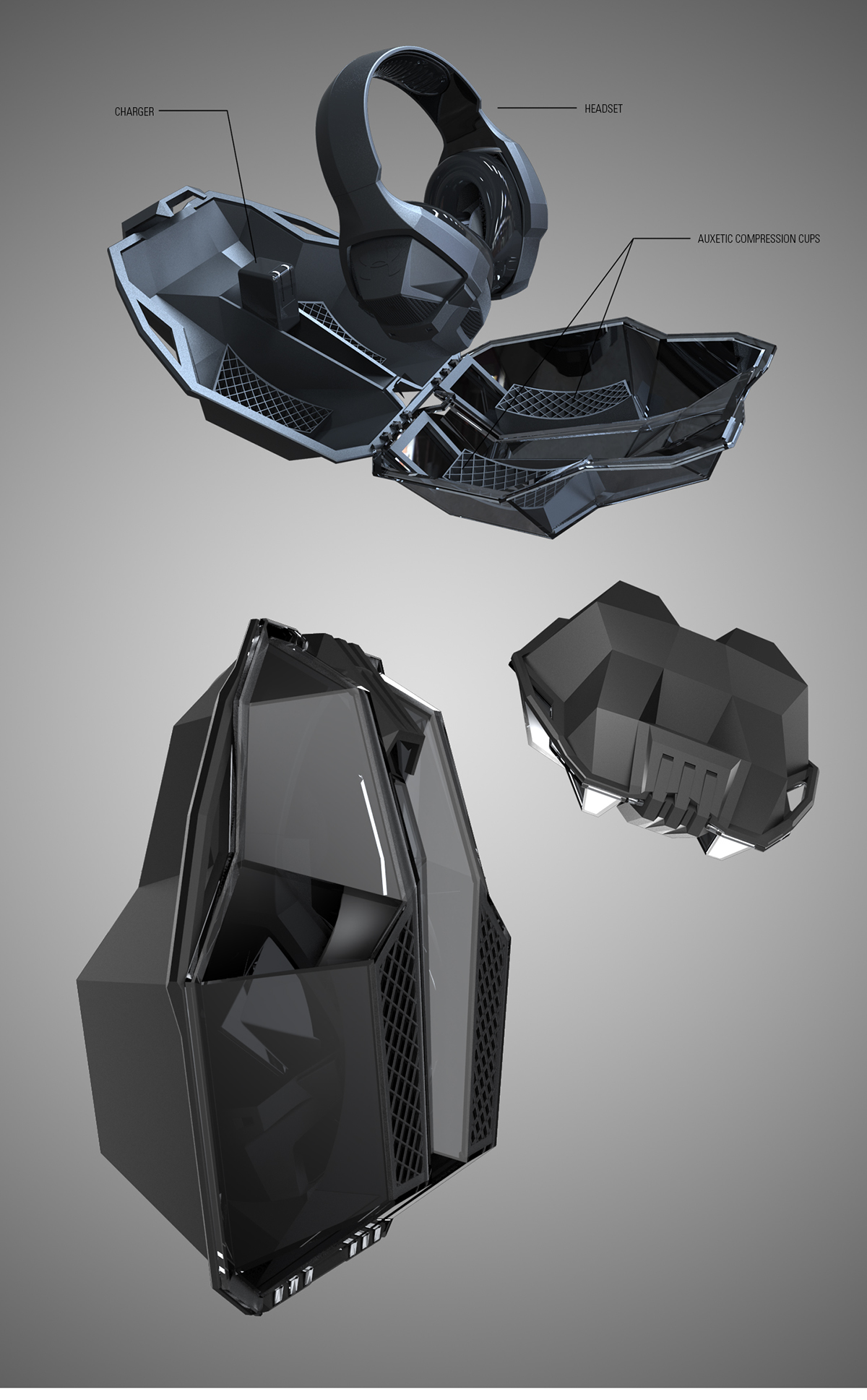 product design，Digital，Earphone accessories，JBL earphone box，