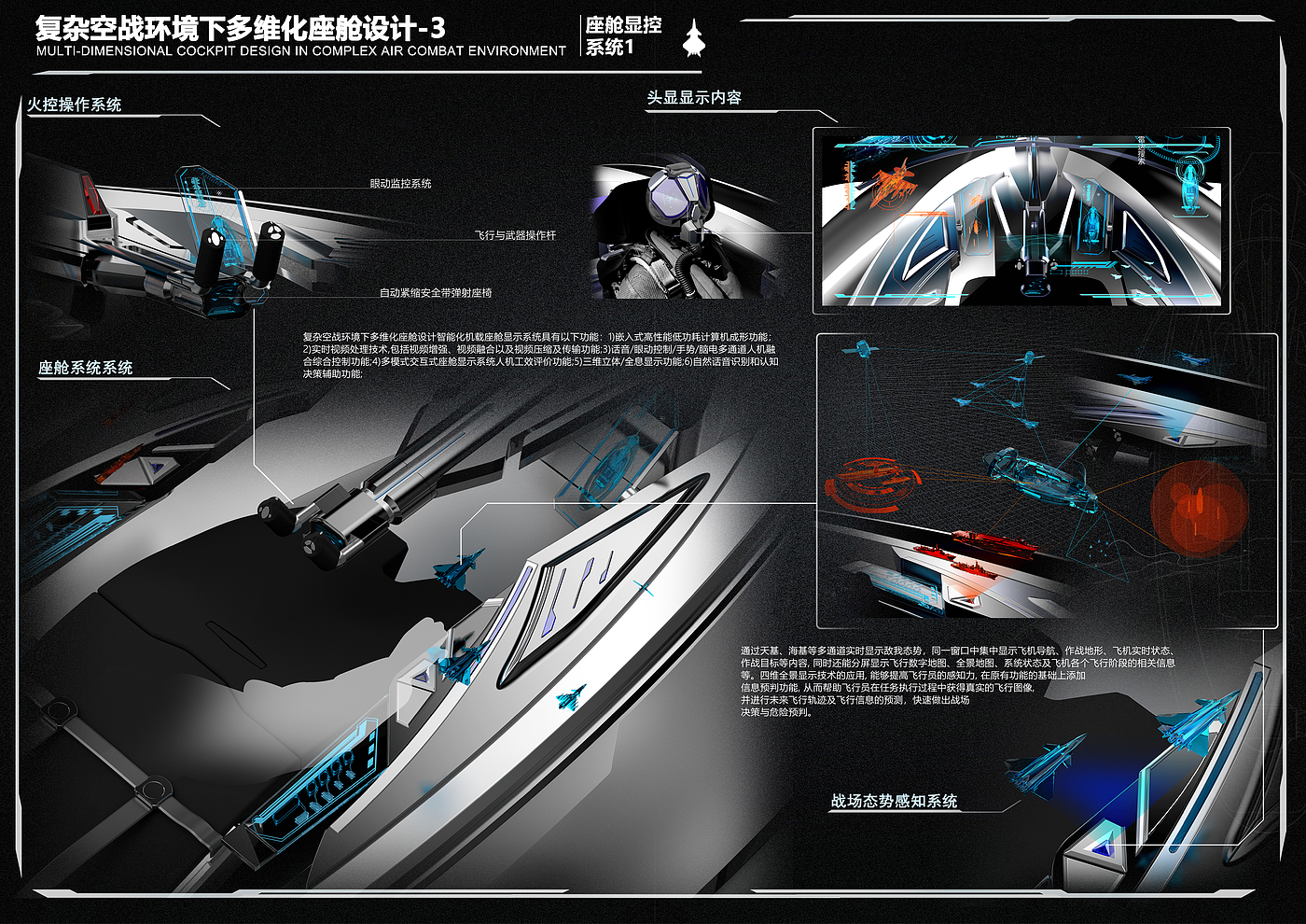 air combat，Fighter，Cabin design，