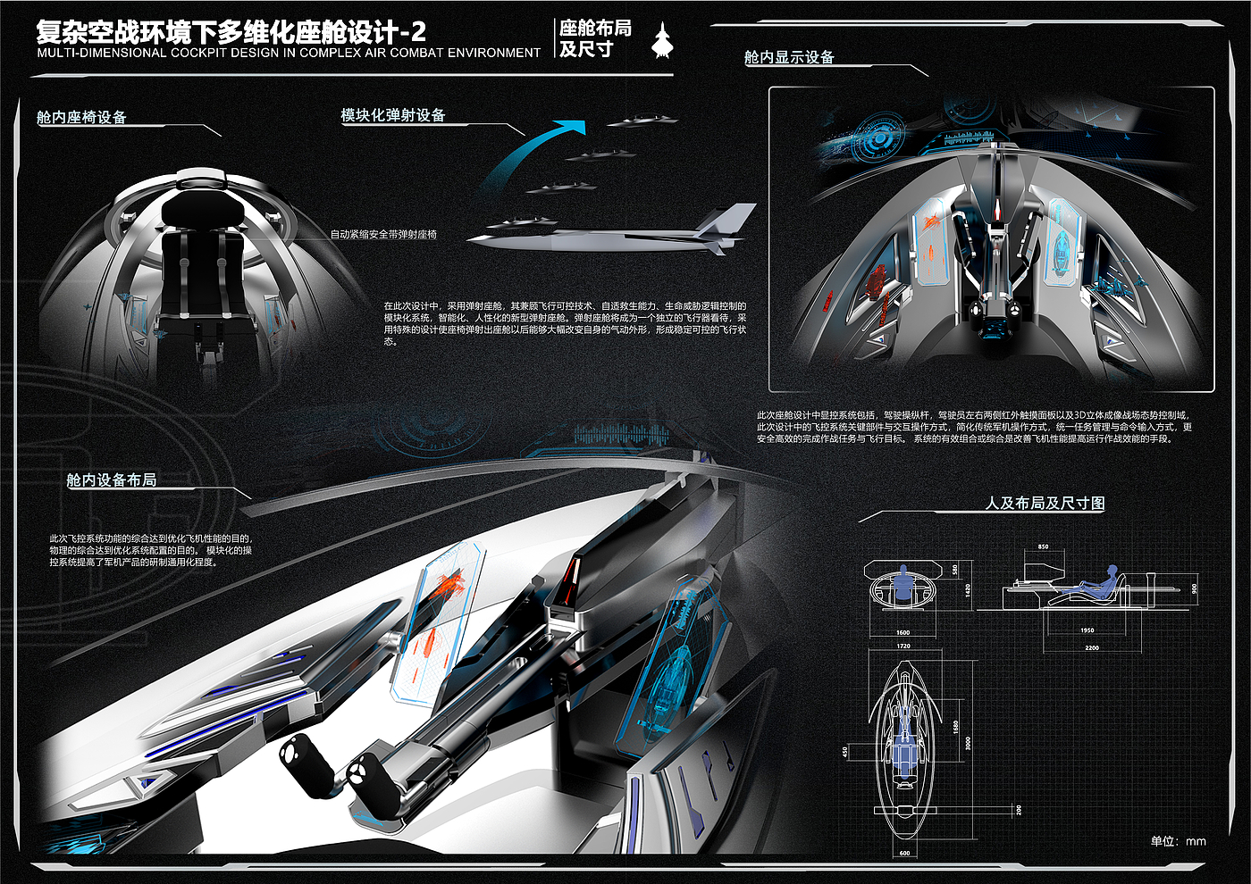 air combat，Fighter，Cabin design，