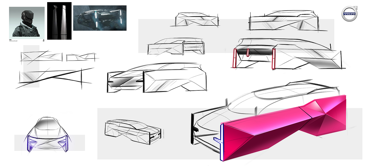 Automobile design，Sketch design，vehicle，