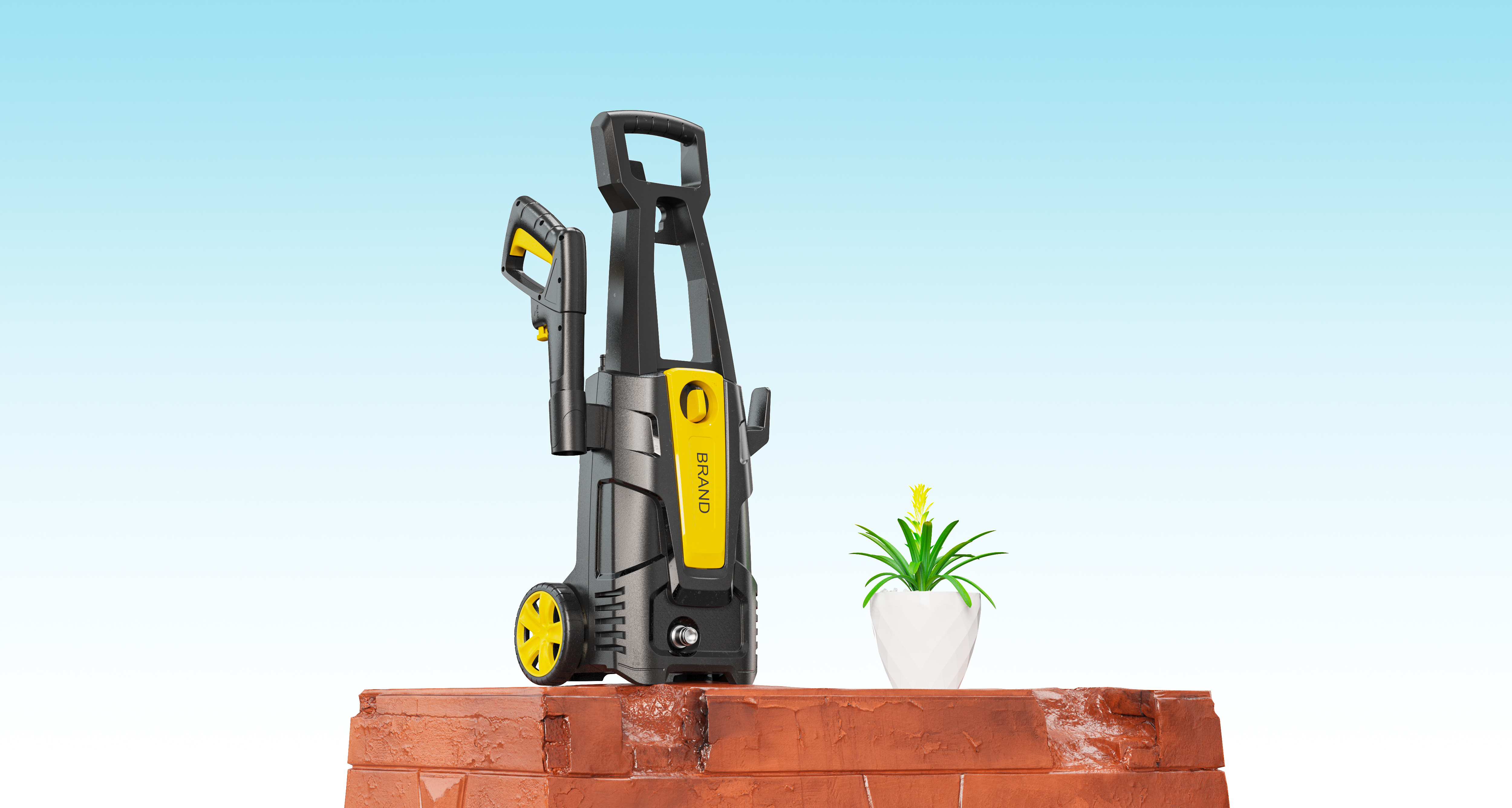 Cleaning machine，industrial design，keyshot，product design，Car washing machine，rhino，Product rendering，modeling，