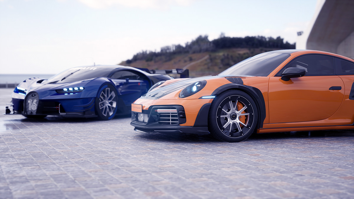 bugatti，porsche，Bugatti，Porsche，