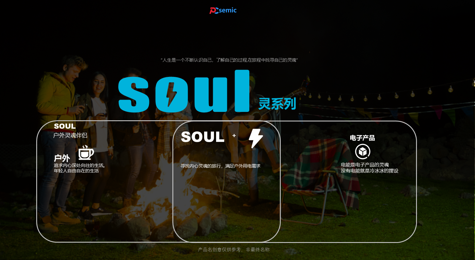 product design，Outdoor supplies，portable source，