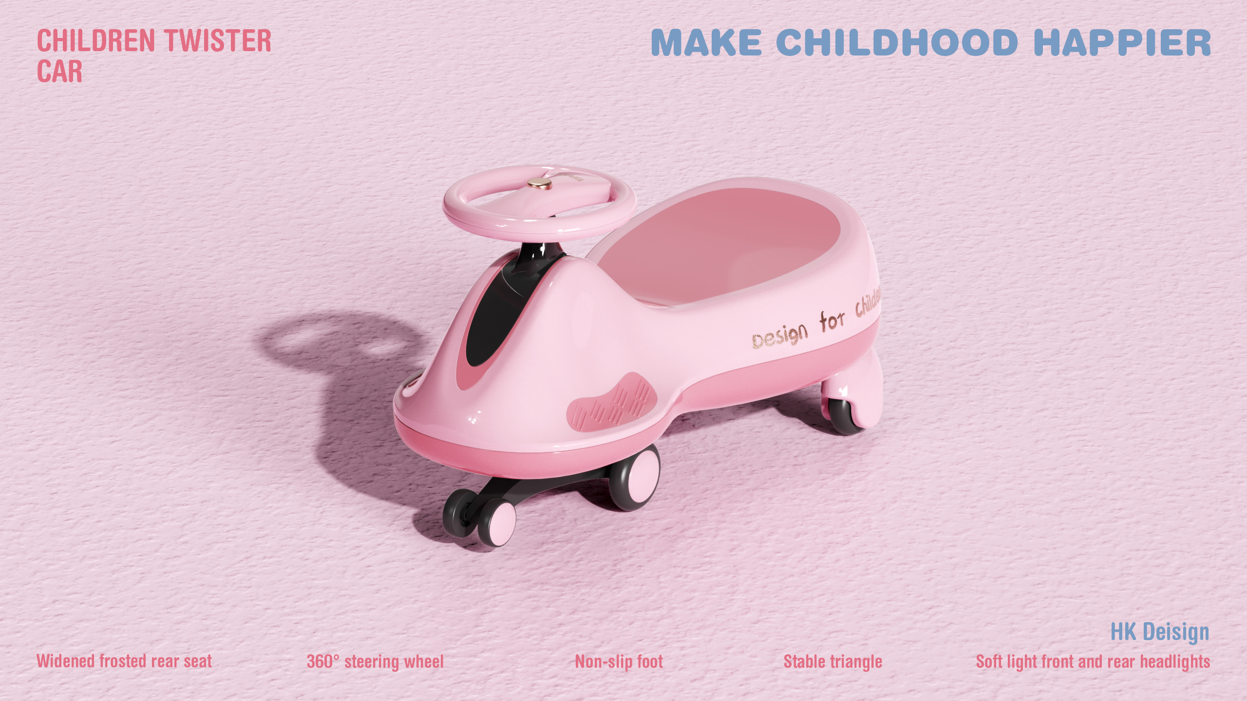 product design，Appearance design，Children's Toys，swing car，
