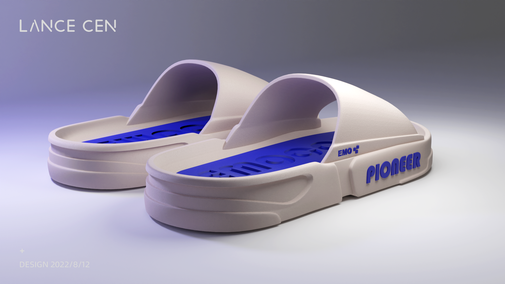 Summer one-time molding slippers-EVA，