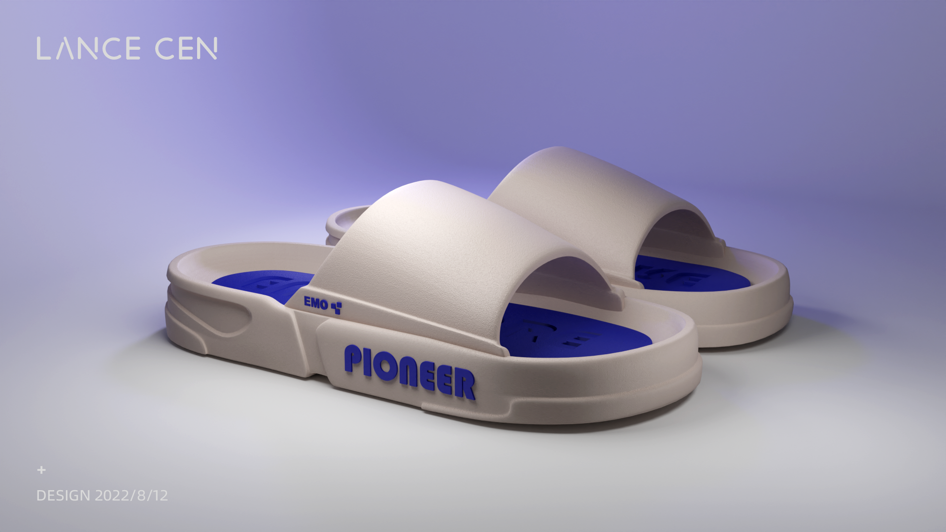 Summer one-time molding slippers-EVA，