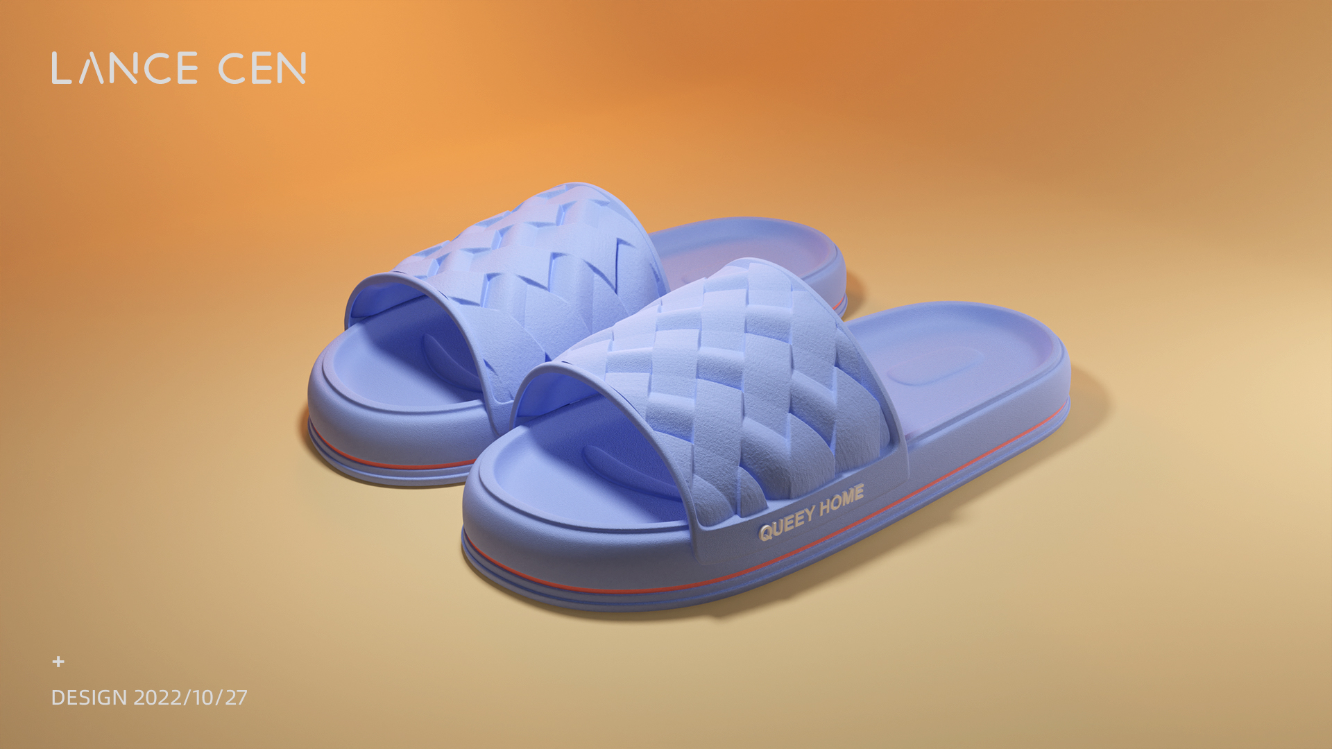 Summer EVA one-time molding home outdoor wear slippers，