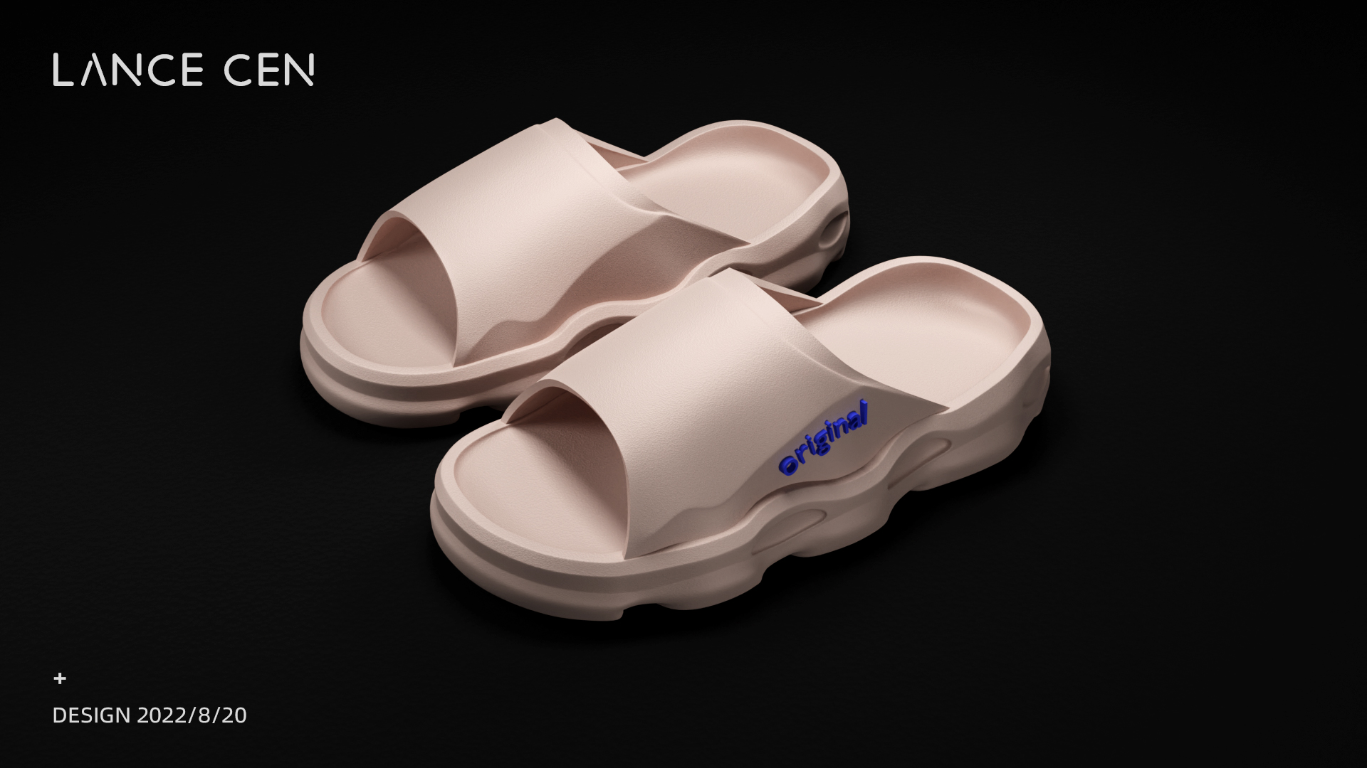 Summer EVA one-time molding home outdoor wear slippers，