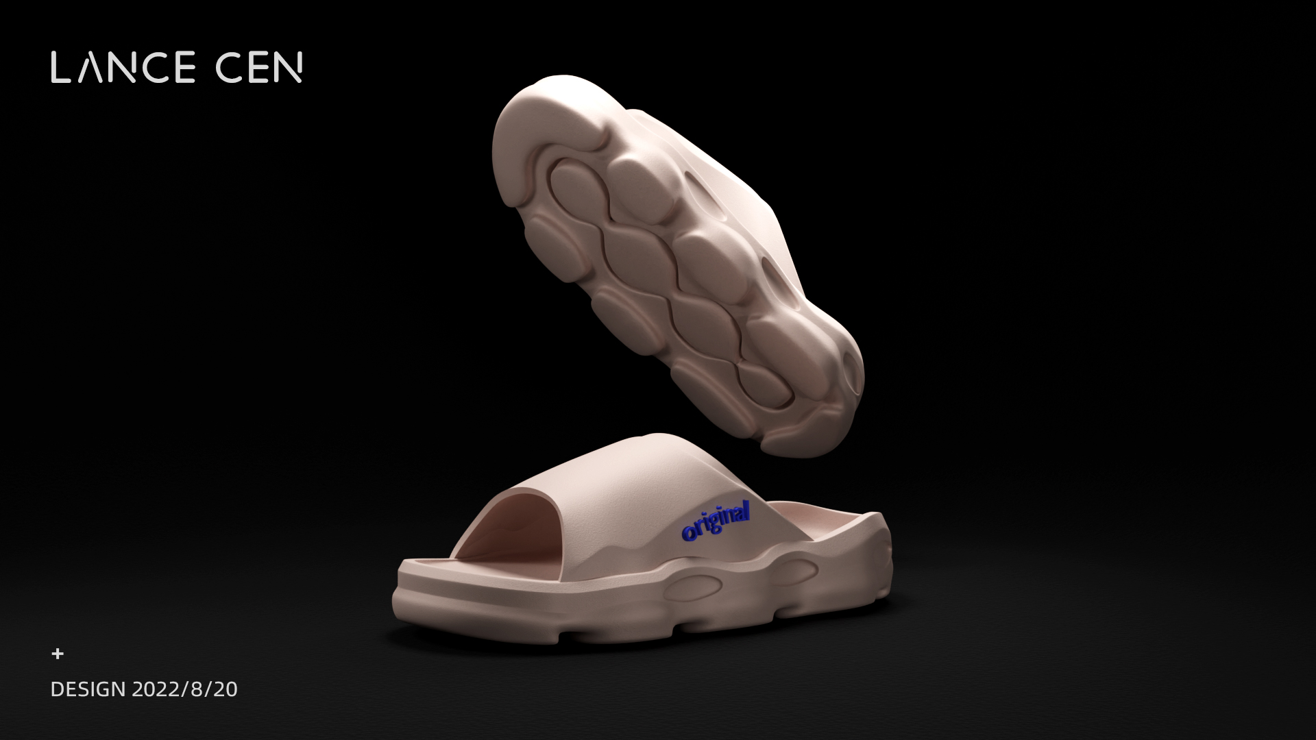 Summer EVA one-time molding home outdoor wear slippers，