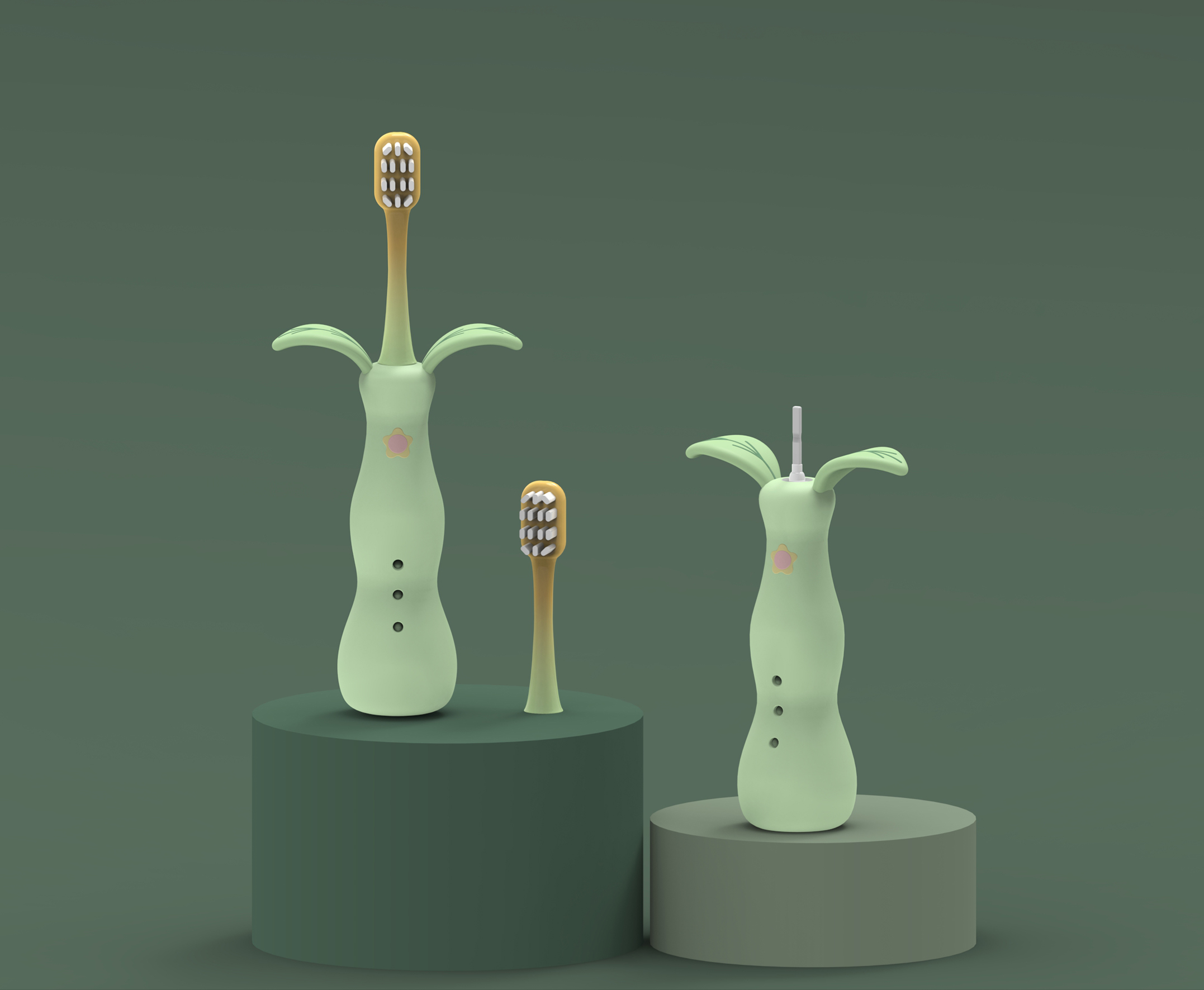 Children's toothbrush，Electric toothbrush，Maiden heart，lovely，