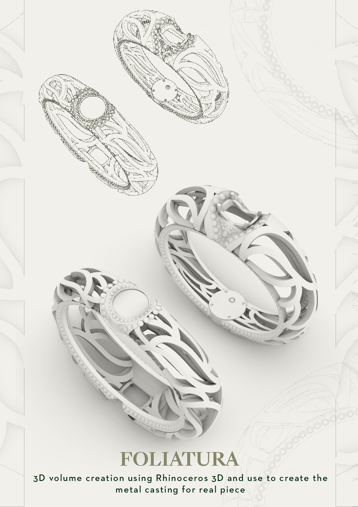 Wrist watch，gemstone，Watch set，Foliatura，