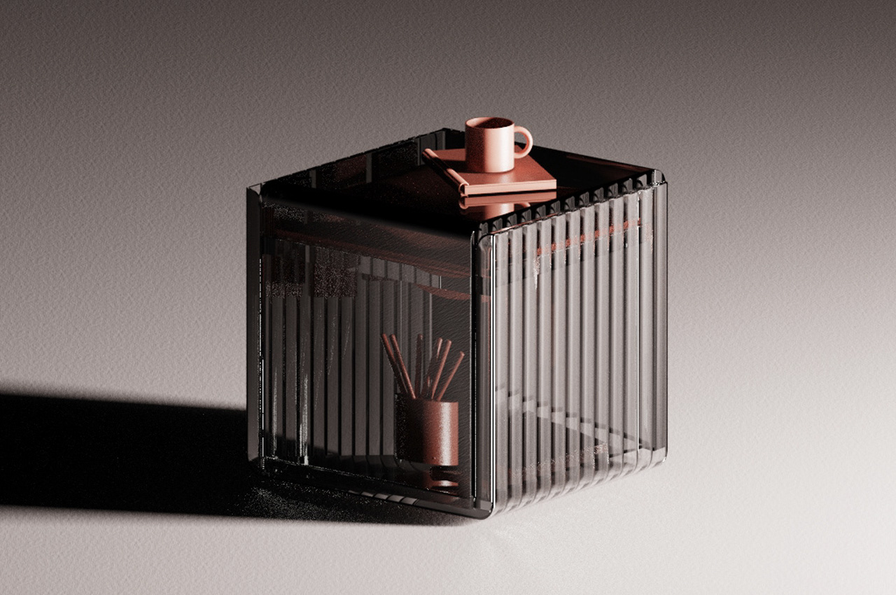 Modern home，Cube，Receive，Side table，