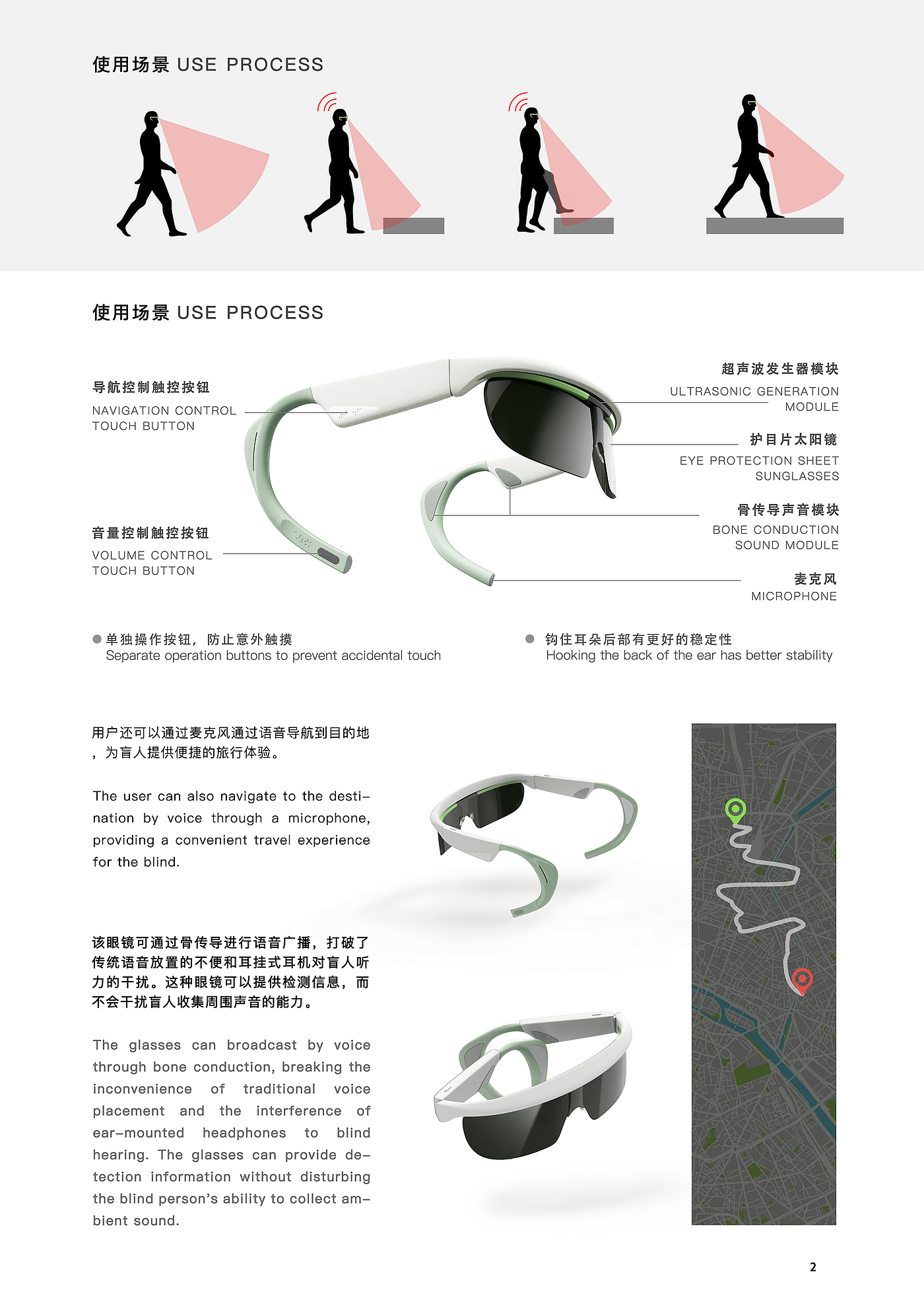 blind，glasses，Digital，intelligence，medical care，Design，Navigation，