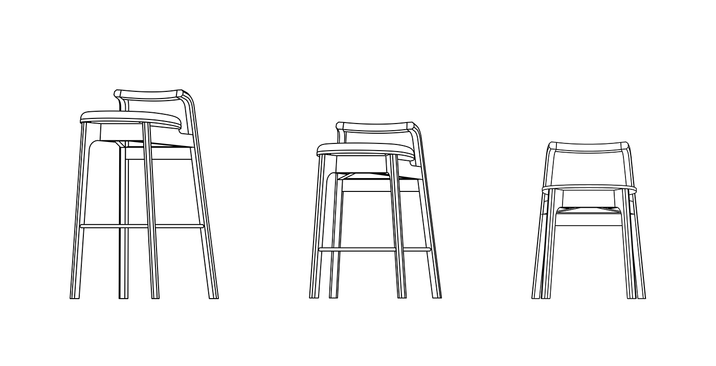 Dining chair，High chair，semi-high chair，