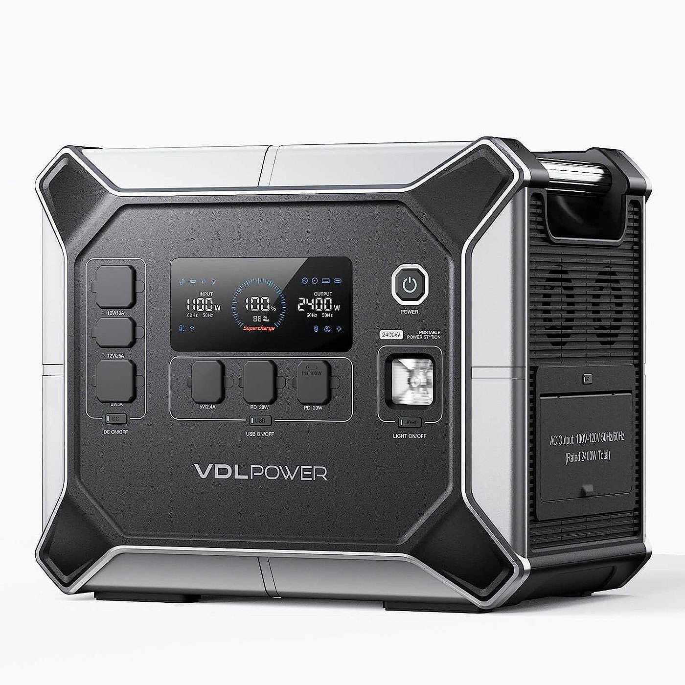 2400W outdoor portable energy storage power supply，