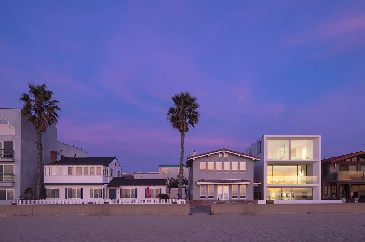 beach，house，Minimalism，Seaside villa，villa，Architectural design，