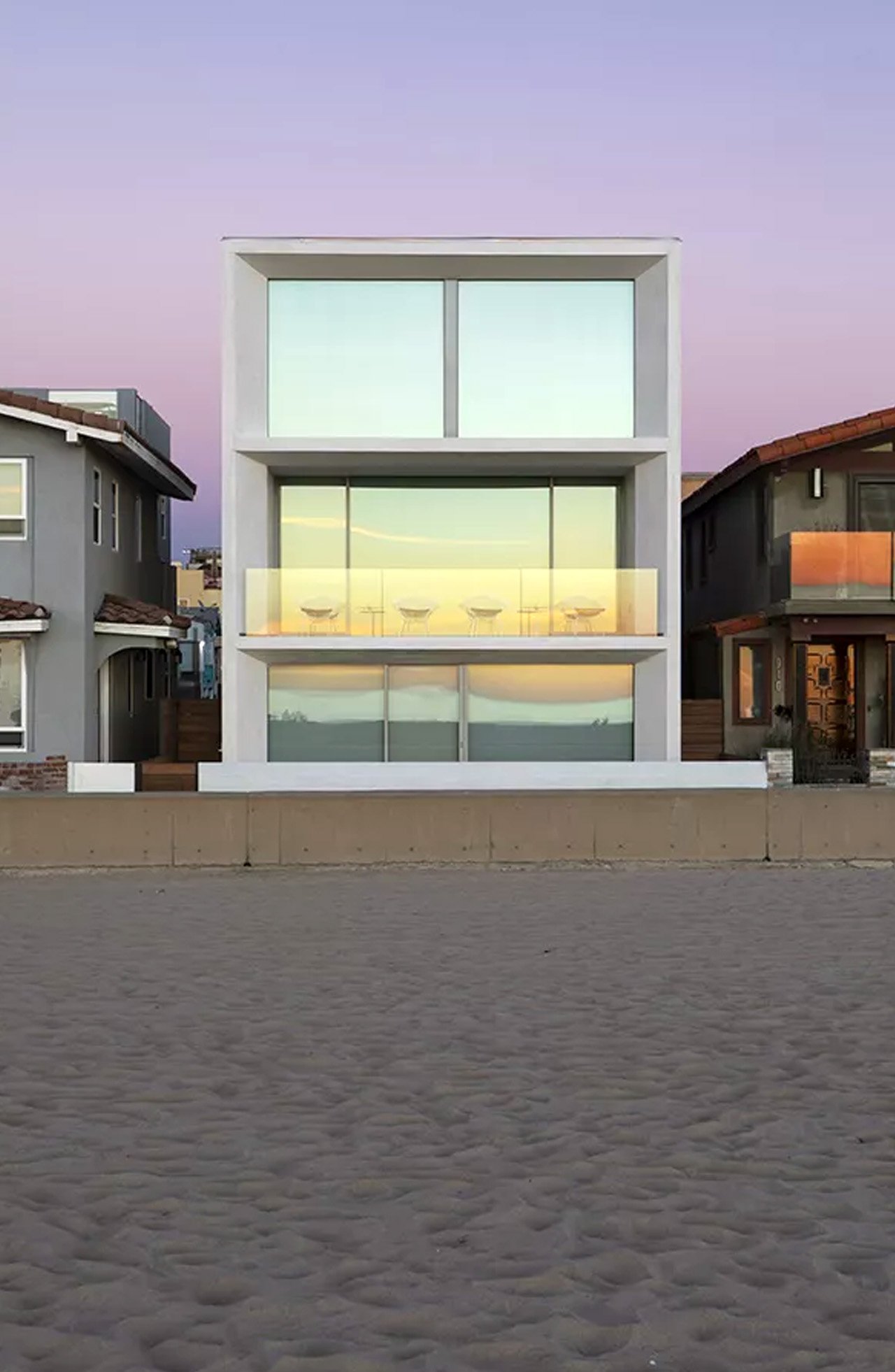 beach，house，Minimalism，Seaside villa，villa，Architectural design，