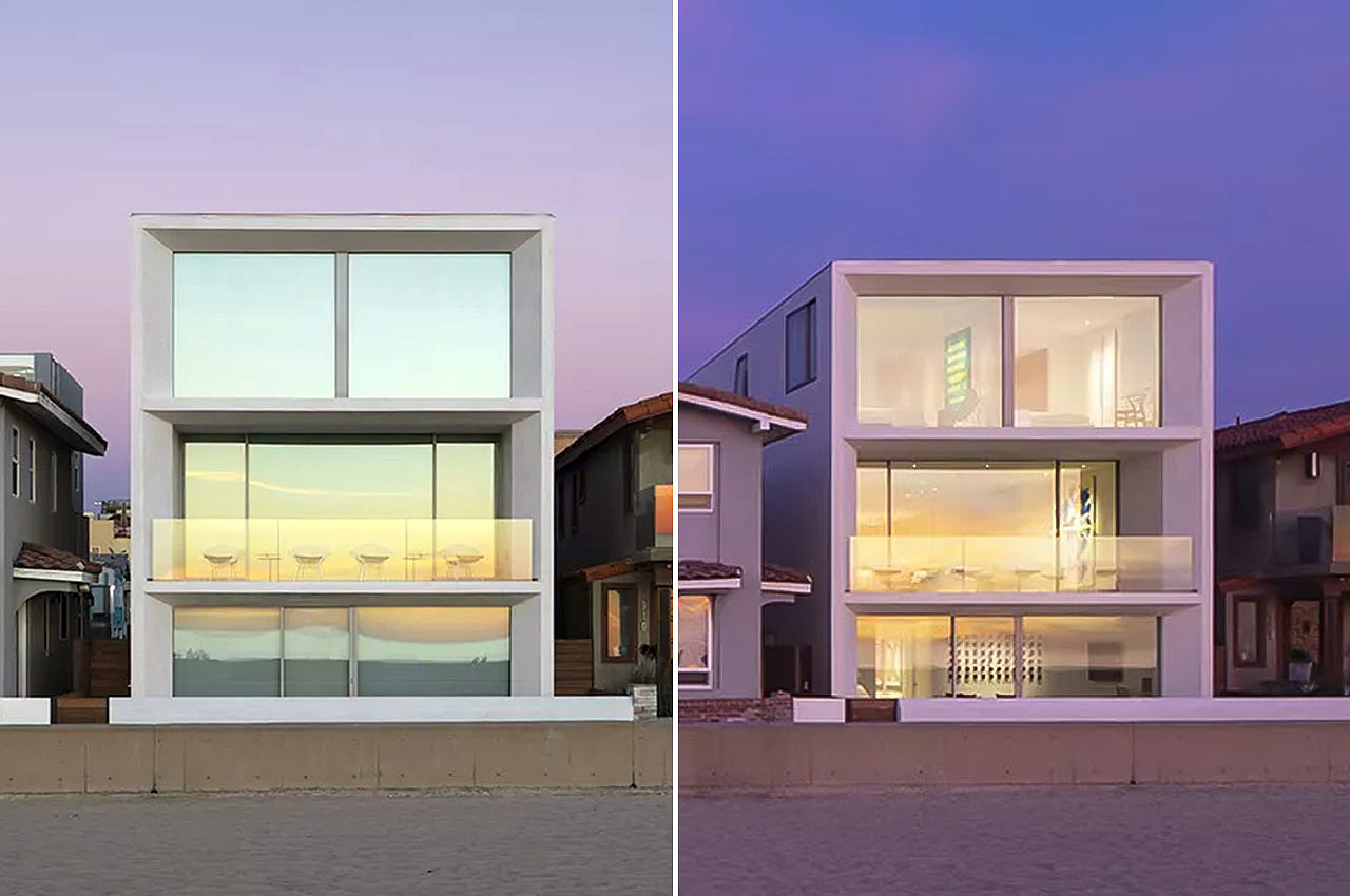 beach，house，Minimalism，Seaside villa，villa，Architectural design，