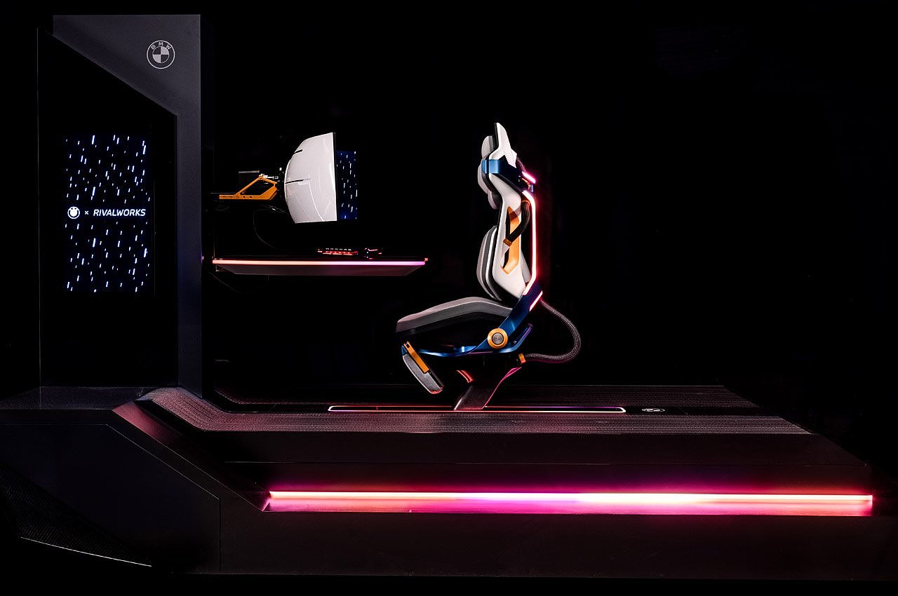 Game Chair，E-sports chair，chair，massage，Ergonomics，Rival Rig，bmw，