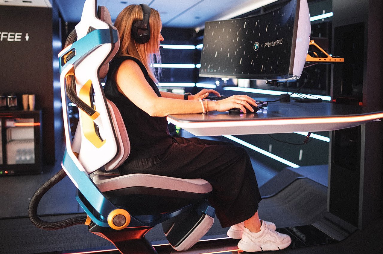 Game Chair，E-sports chair，chair，massage，Ergonomics，Rival Rig，bmw，