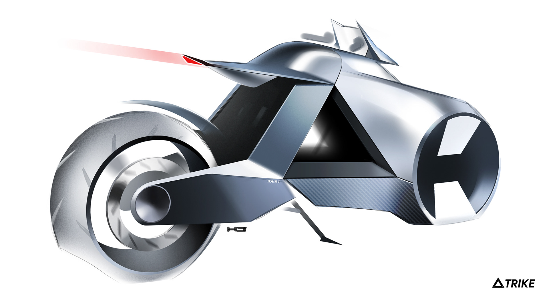 motorcycle，Concept Car，conceptual design，TRIKE，