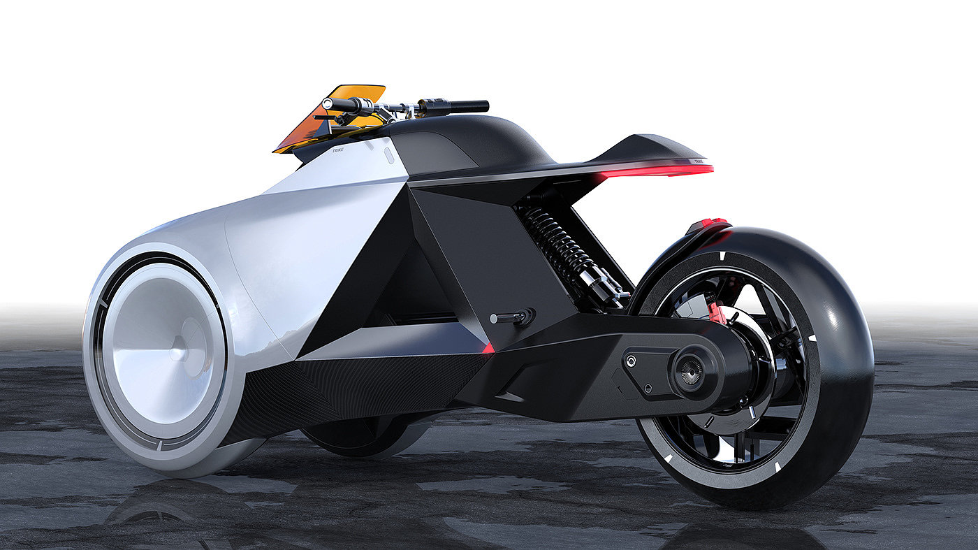 motorcycle，Concept Car，conceptual design，TRIKE，