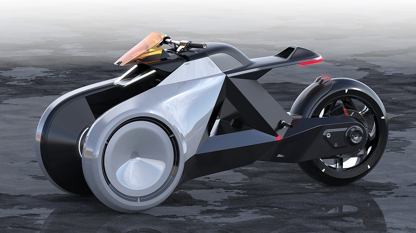 motorcycle，Concept Car，conceptual design，TRIKE，