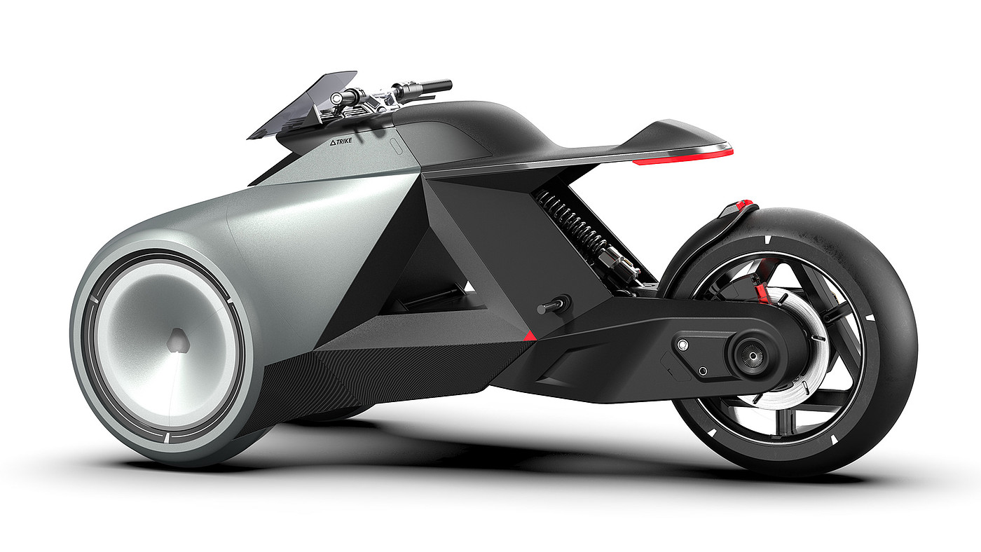 motorcycle，Concept Car，conceptual design，TRIKE，