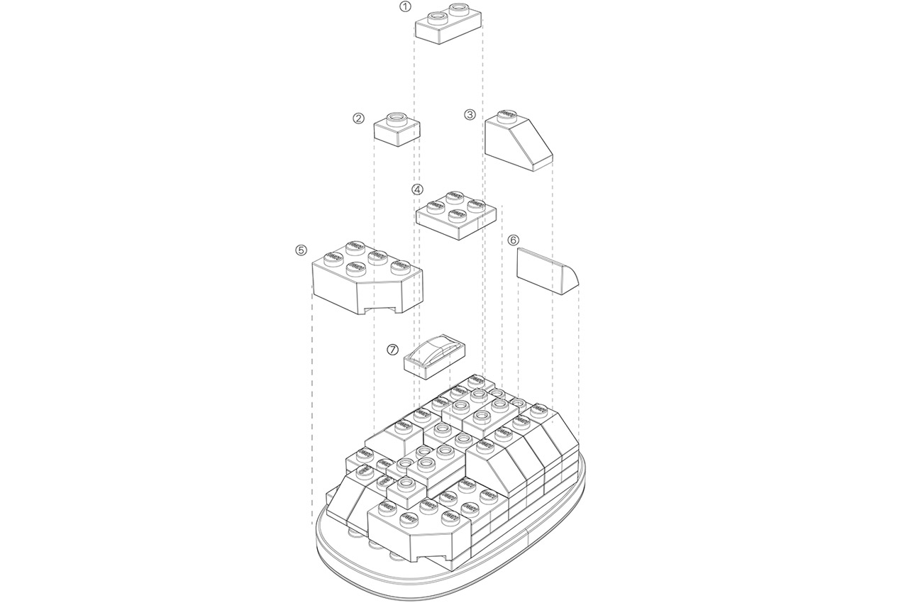 Lego，mouse，customized，