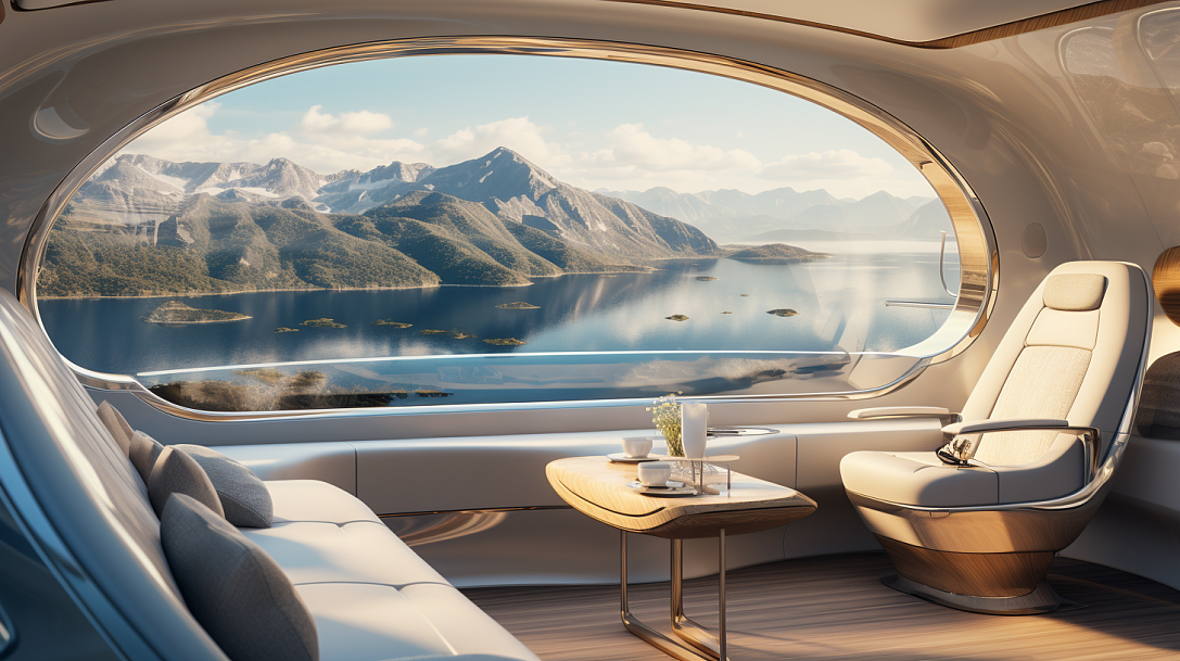 Interior，commercial airliner，yacht，Concept Design，