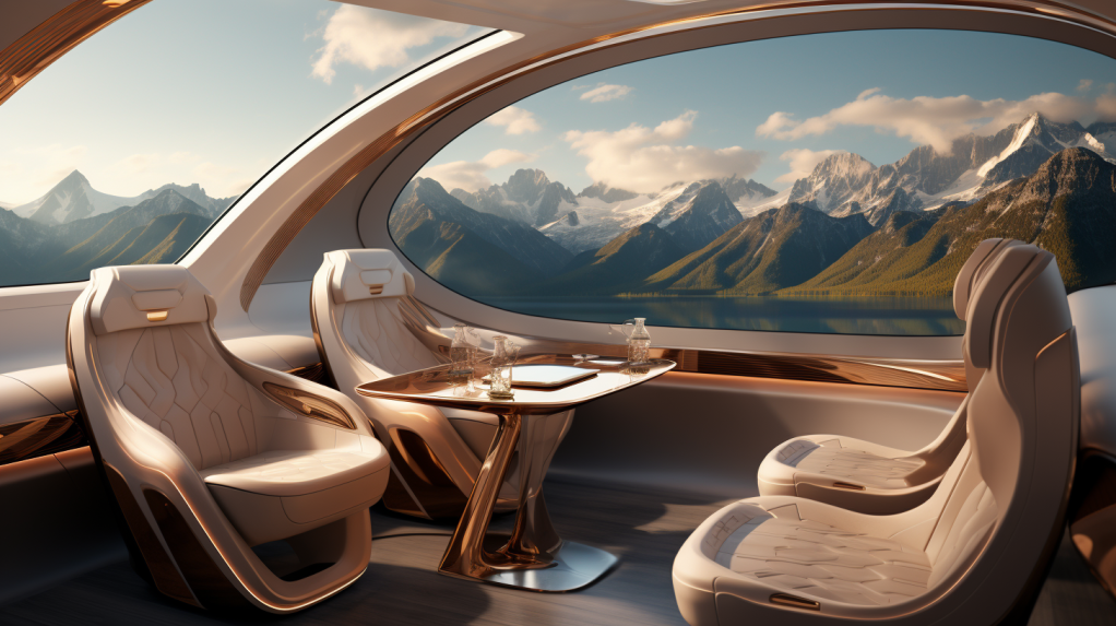 Interior，commercial airliner，yacht，Concept Design，