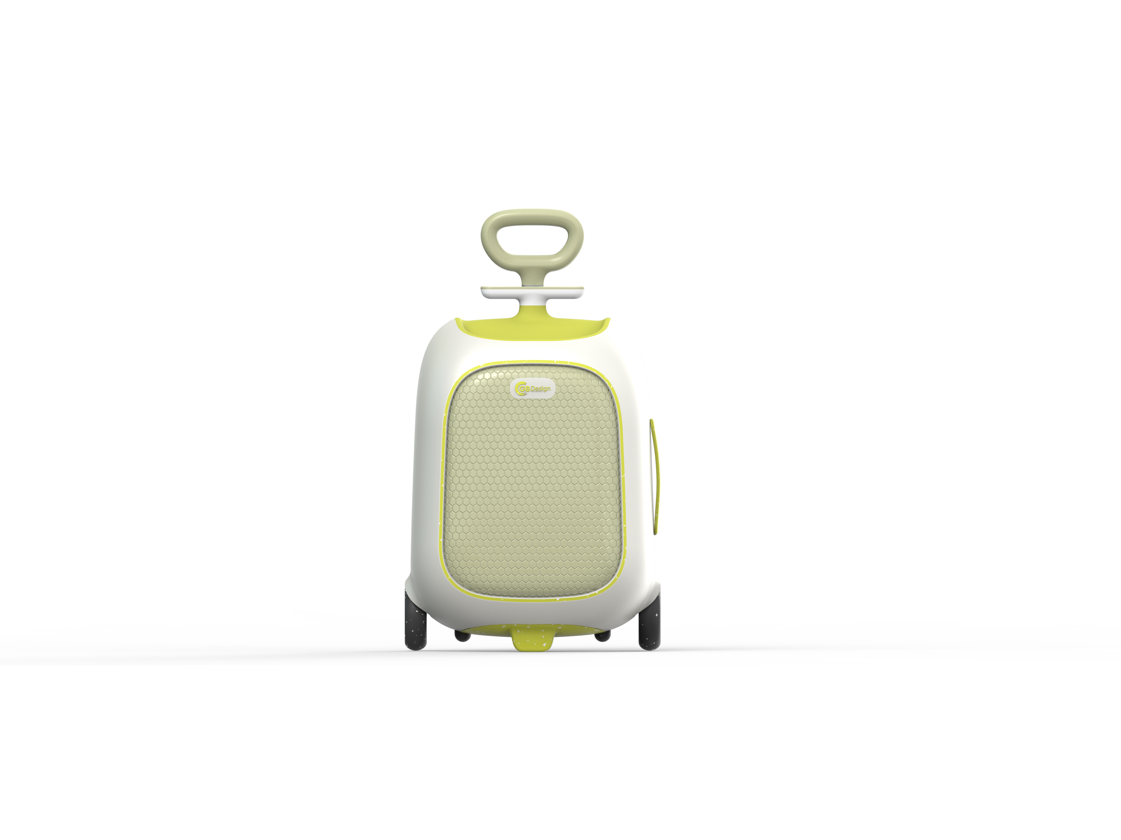 Slipping baby, suitcase, travel，