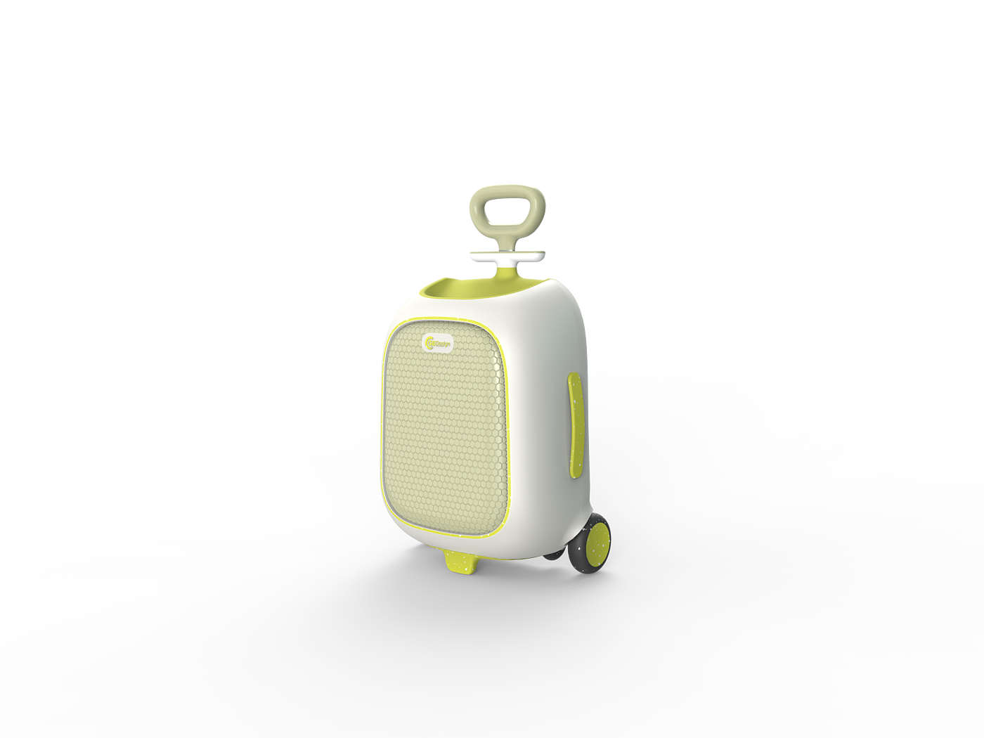 Slipping baby, suitcase, travel，