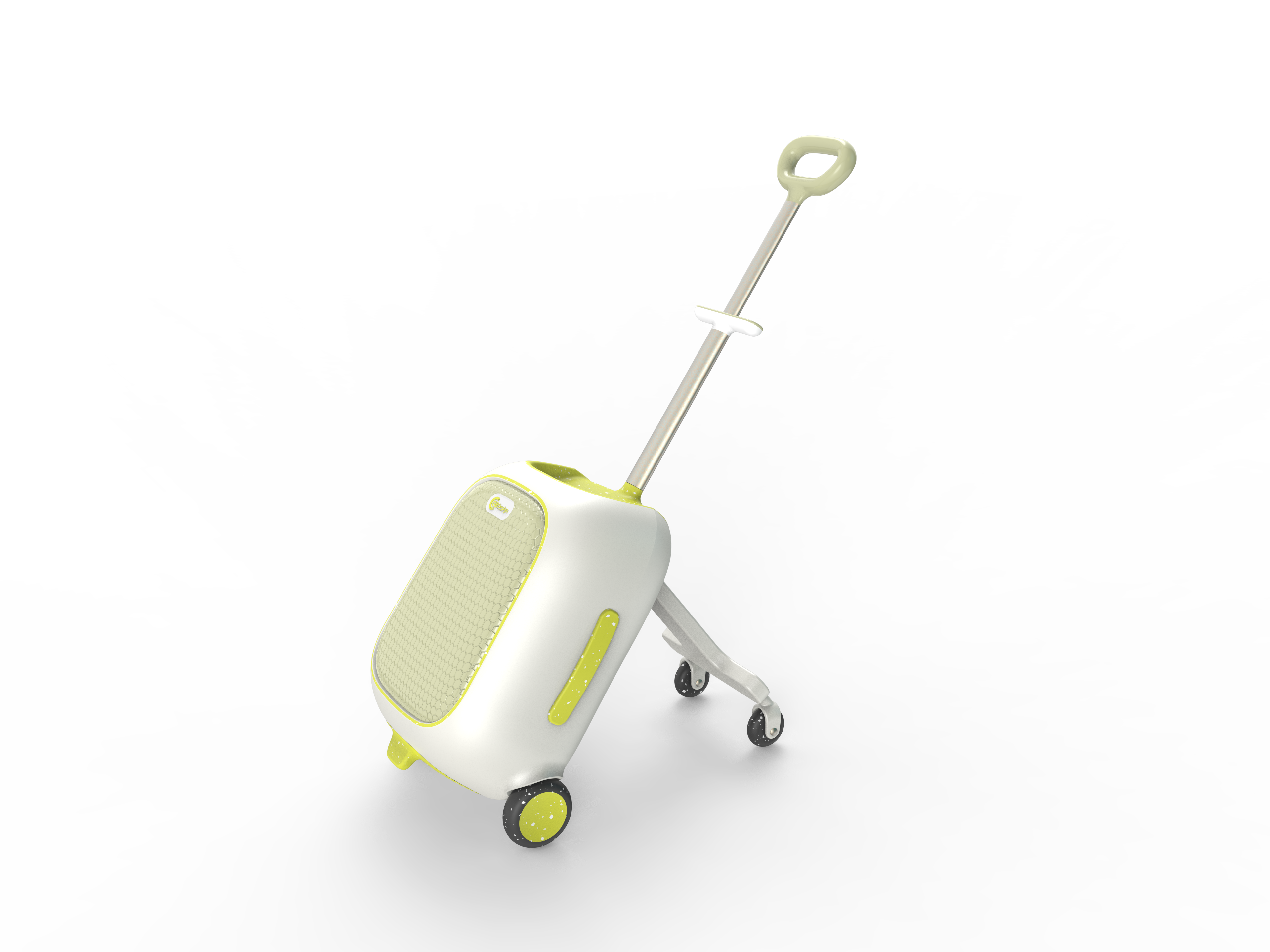 Slipping baby, suitcase, travel，