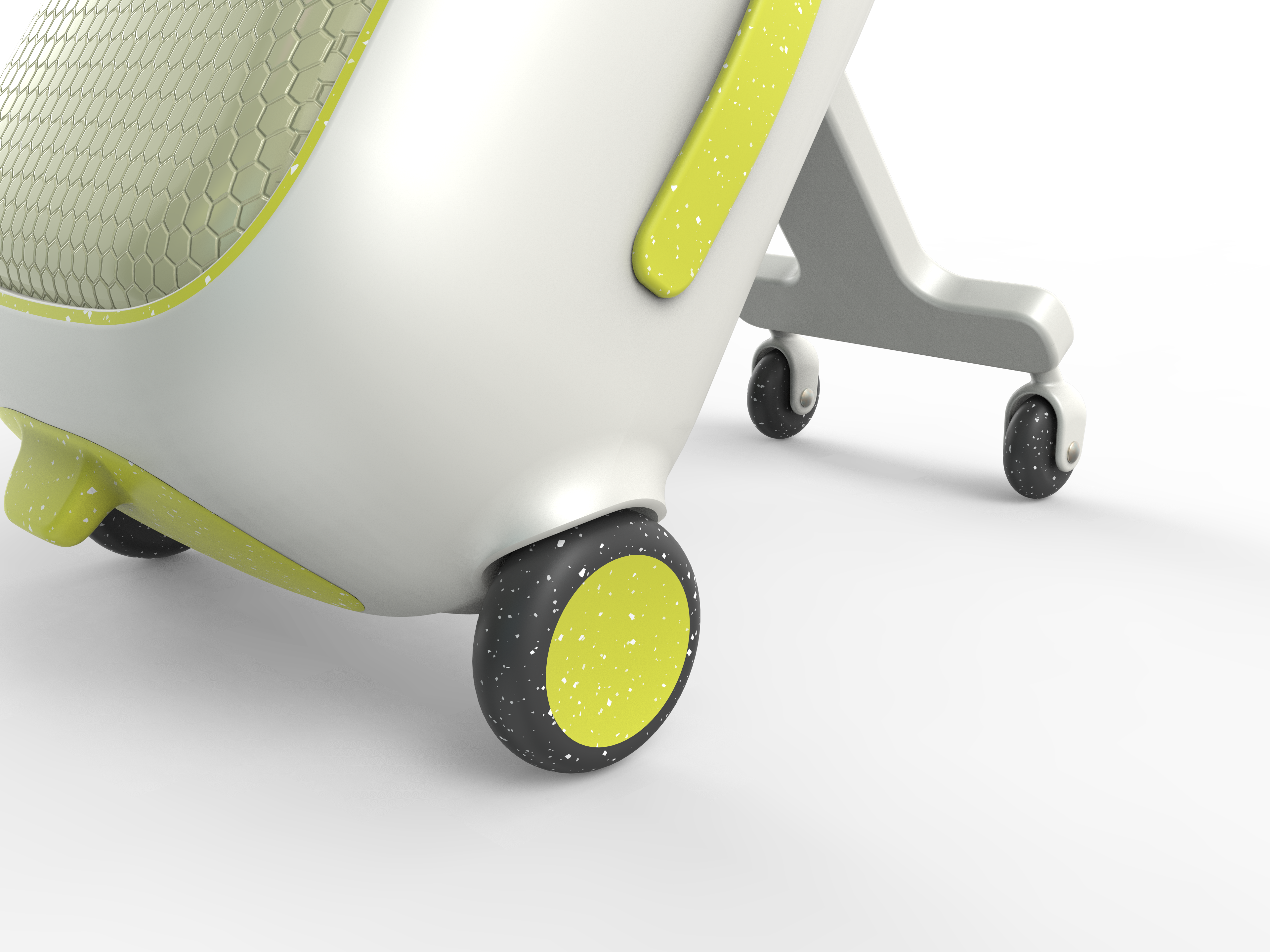 Slipping baby, suitcase, travel，