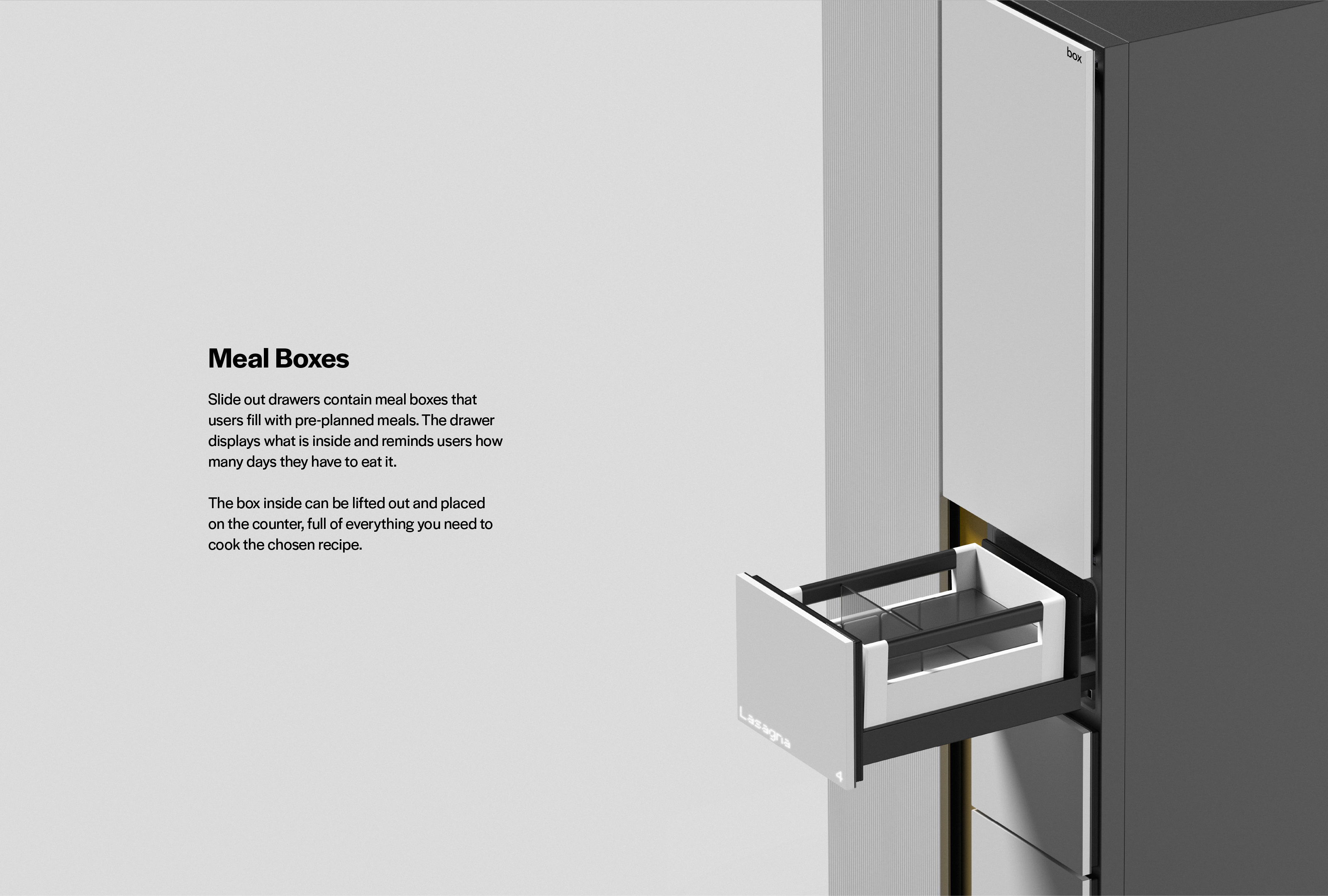 Refrigerator，food storage，system，box，